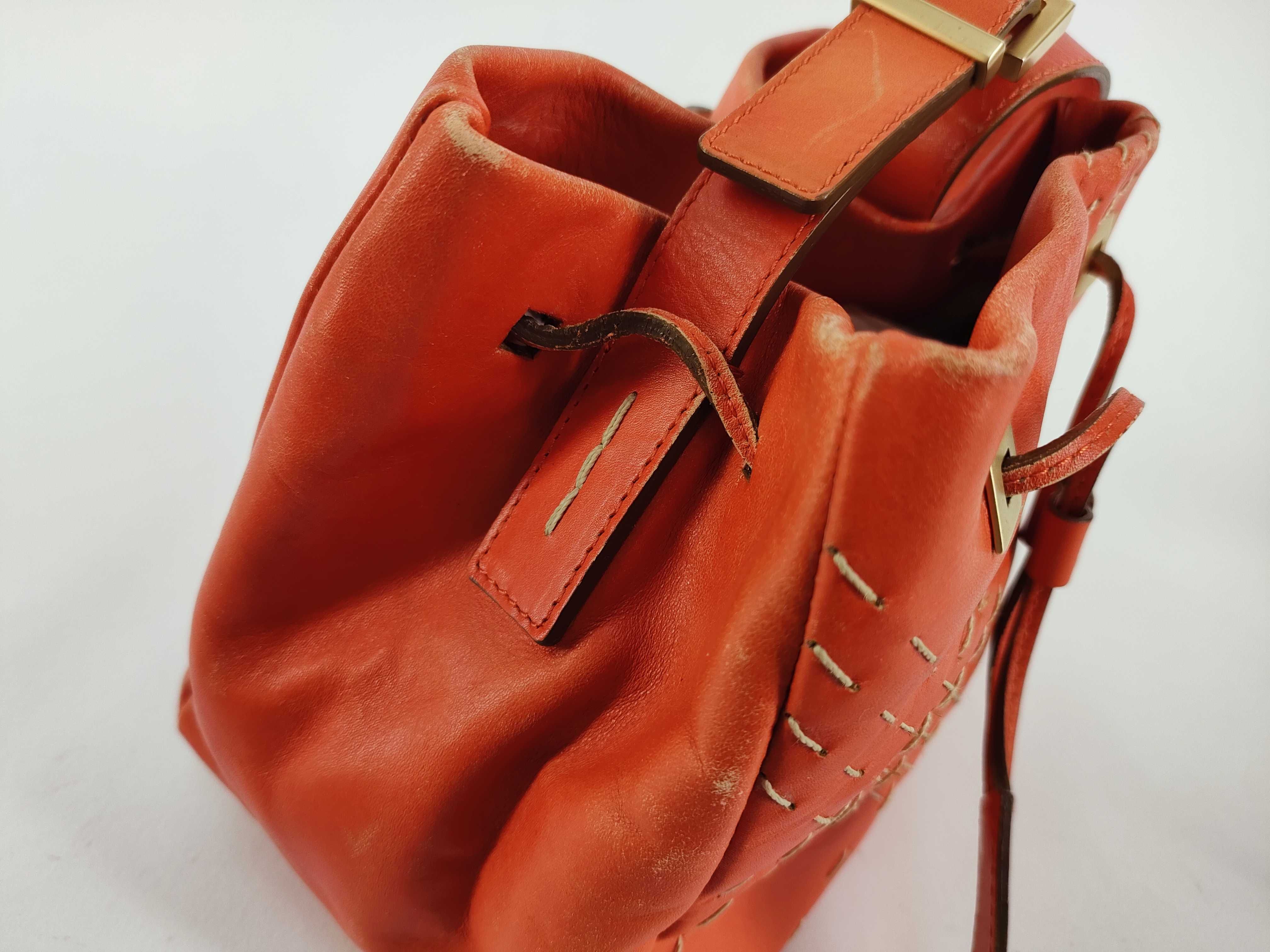 leather bucket bag shoulder bag — view 9