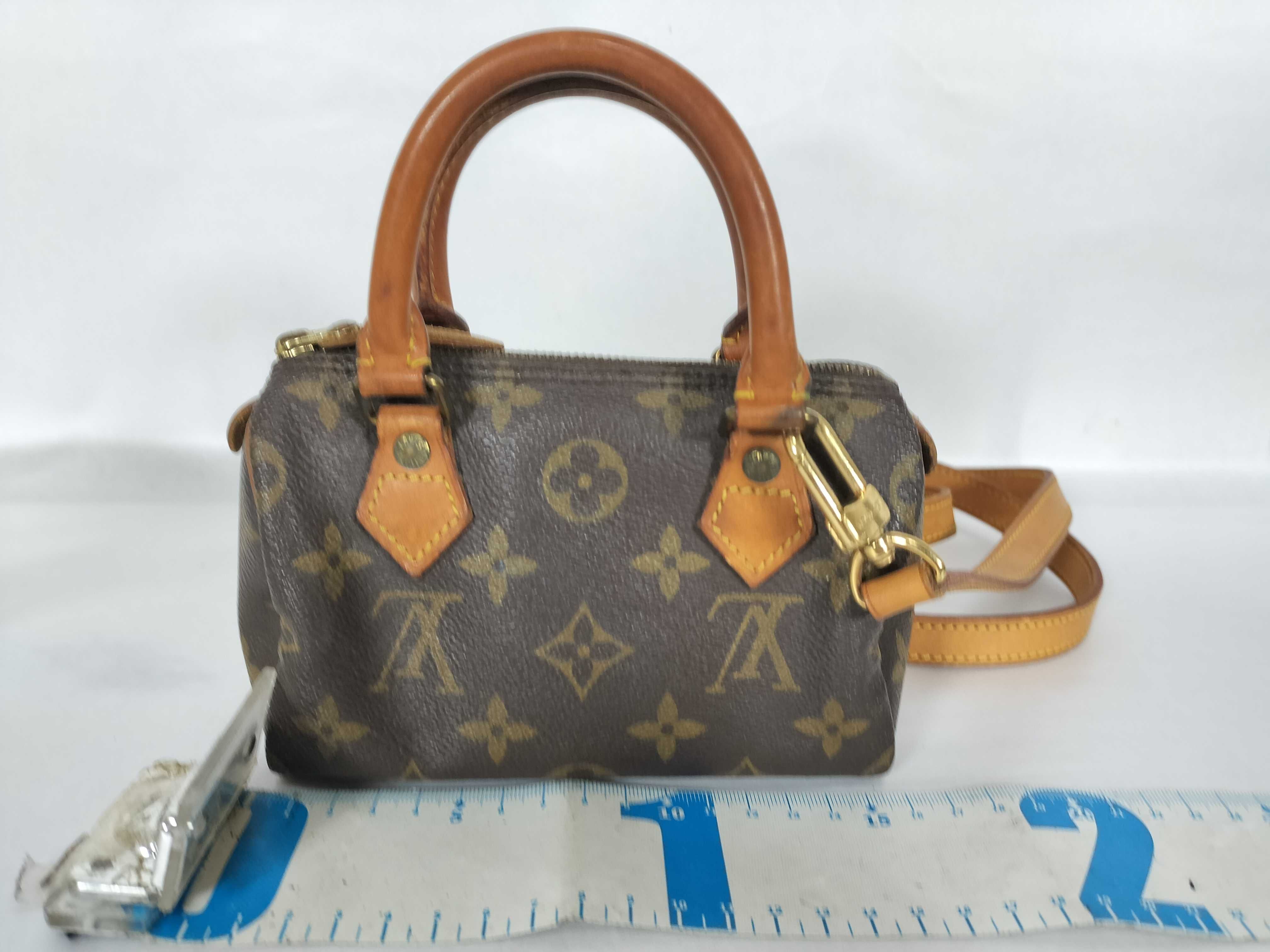 Monogram Louis Vuitton Mini Speedy Handbag Monogram Handbag — view 2