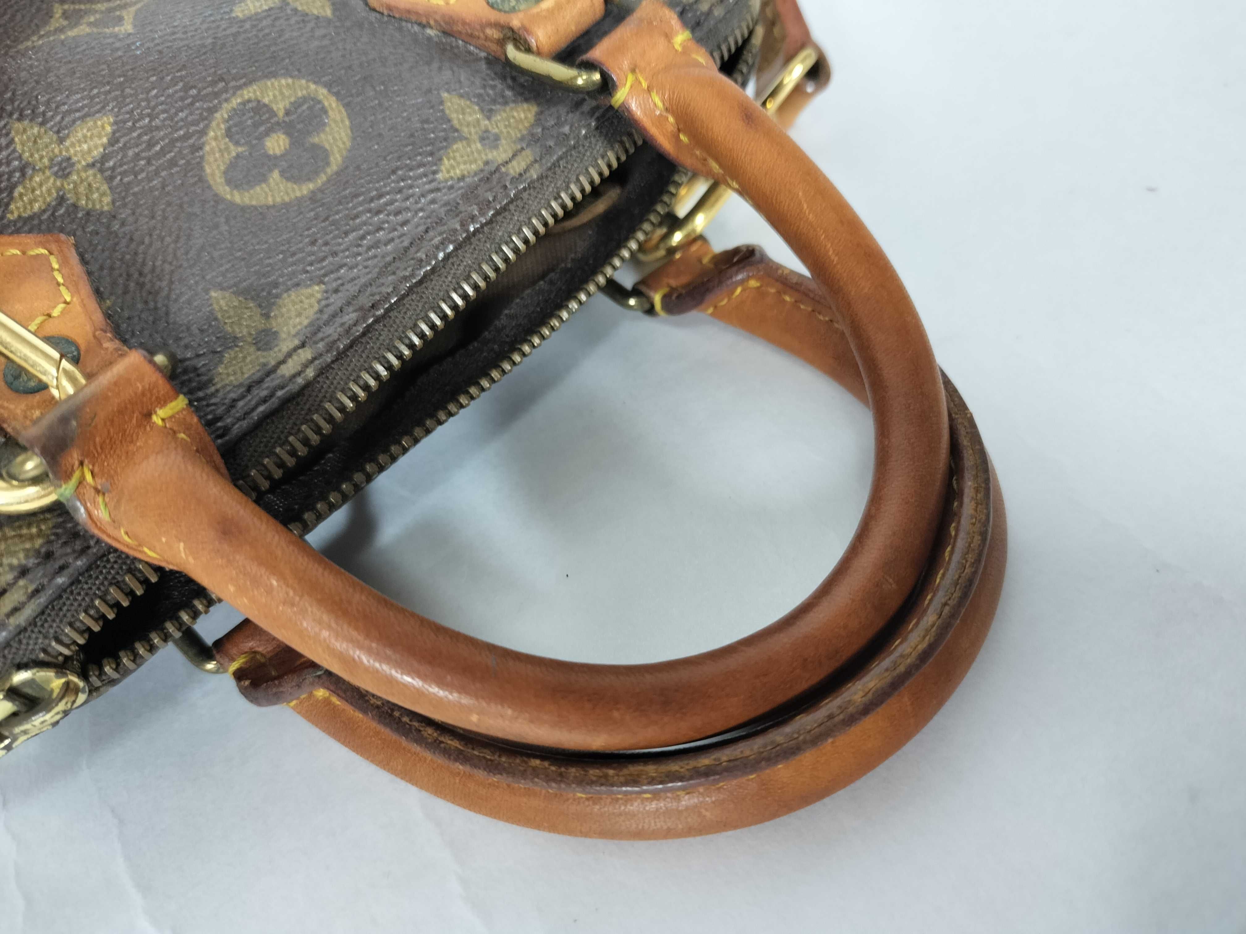Monogram Louis Vuitton Mini Speedy Handbag Monogram Handbag — view 4