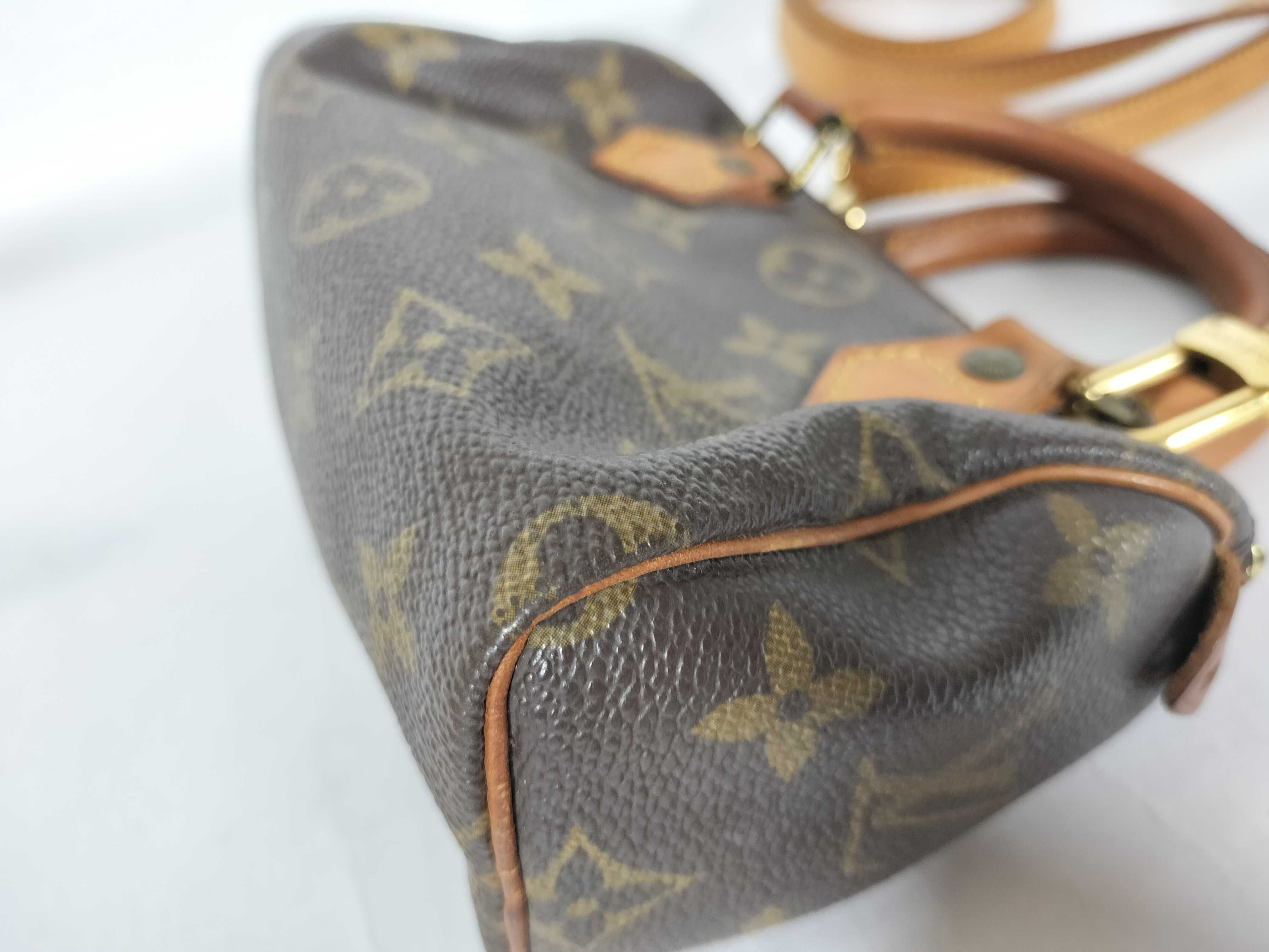 Monogram Louis Vuitton Mini Speedy Handbag Monogram Handbag — view 6