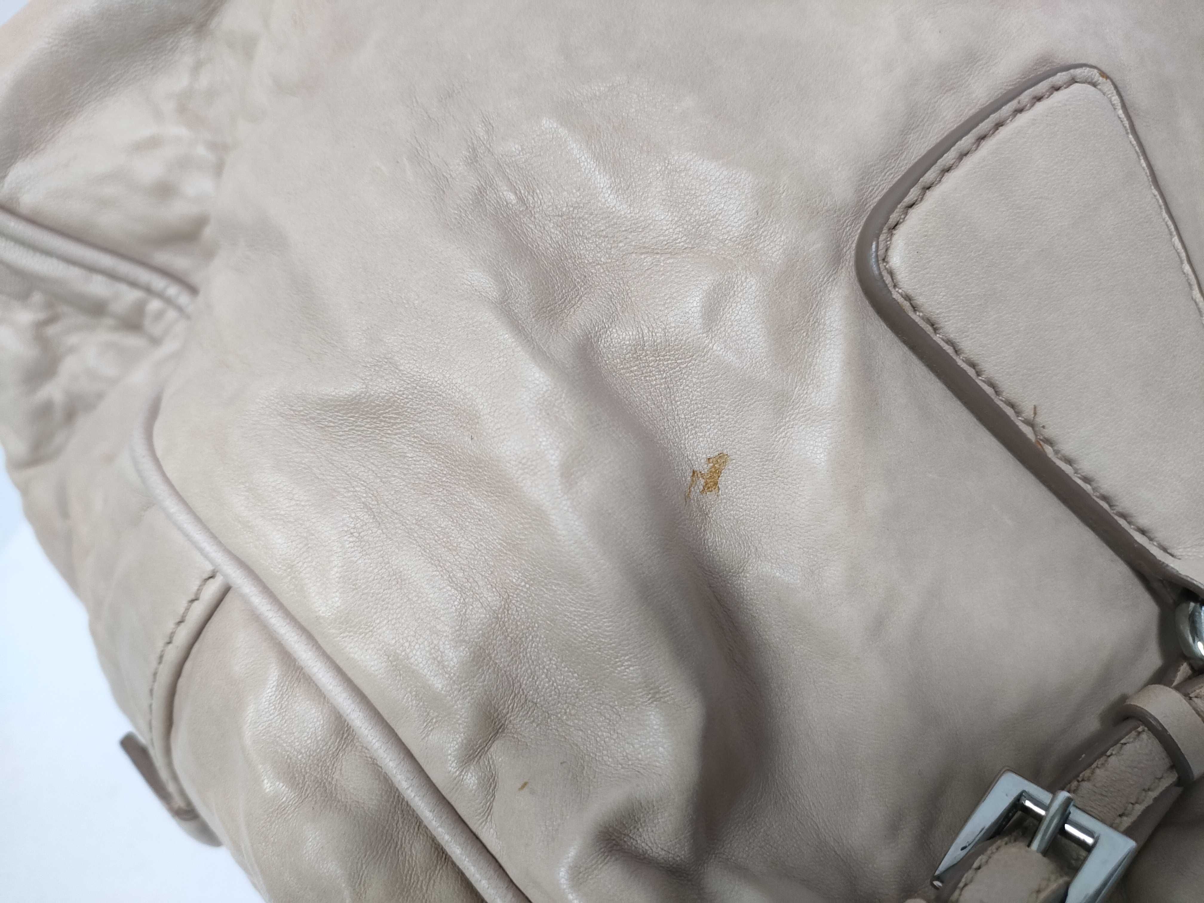 Nappa Antique Mini Boston Handbag Leather Wrinkled Handbag — view 9