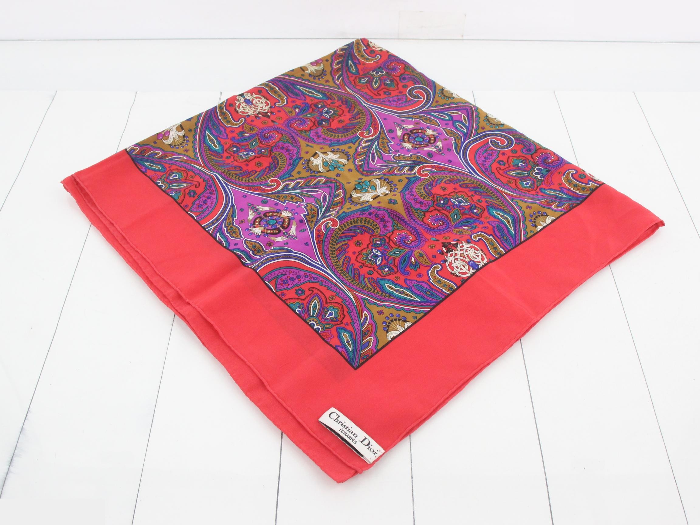 silk scarf, large size — view 2
