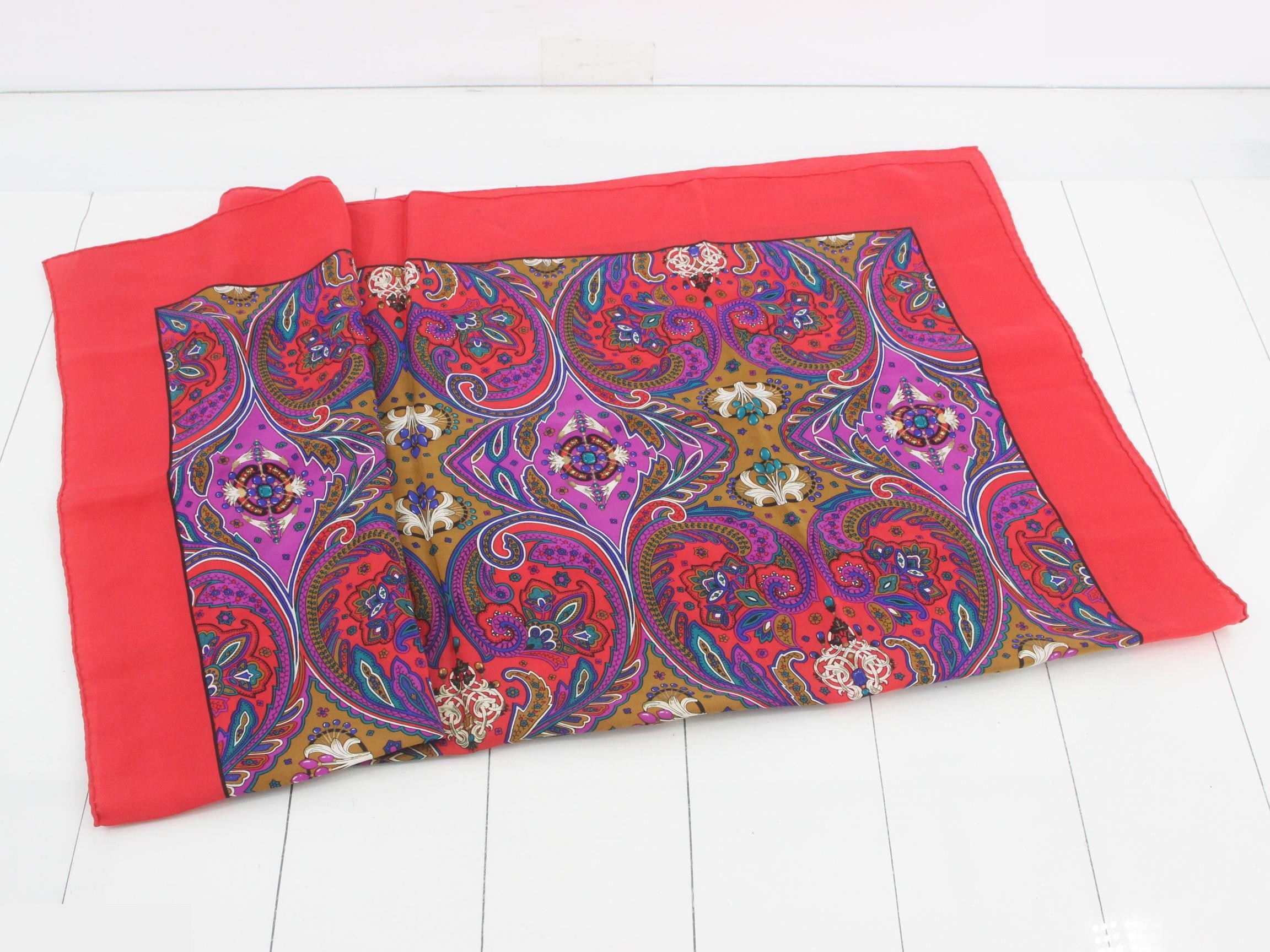 silk scarf, large size — view 3