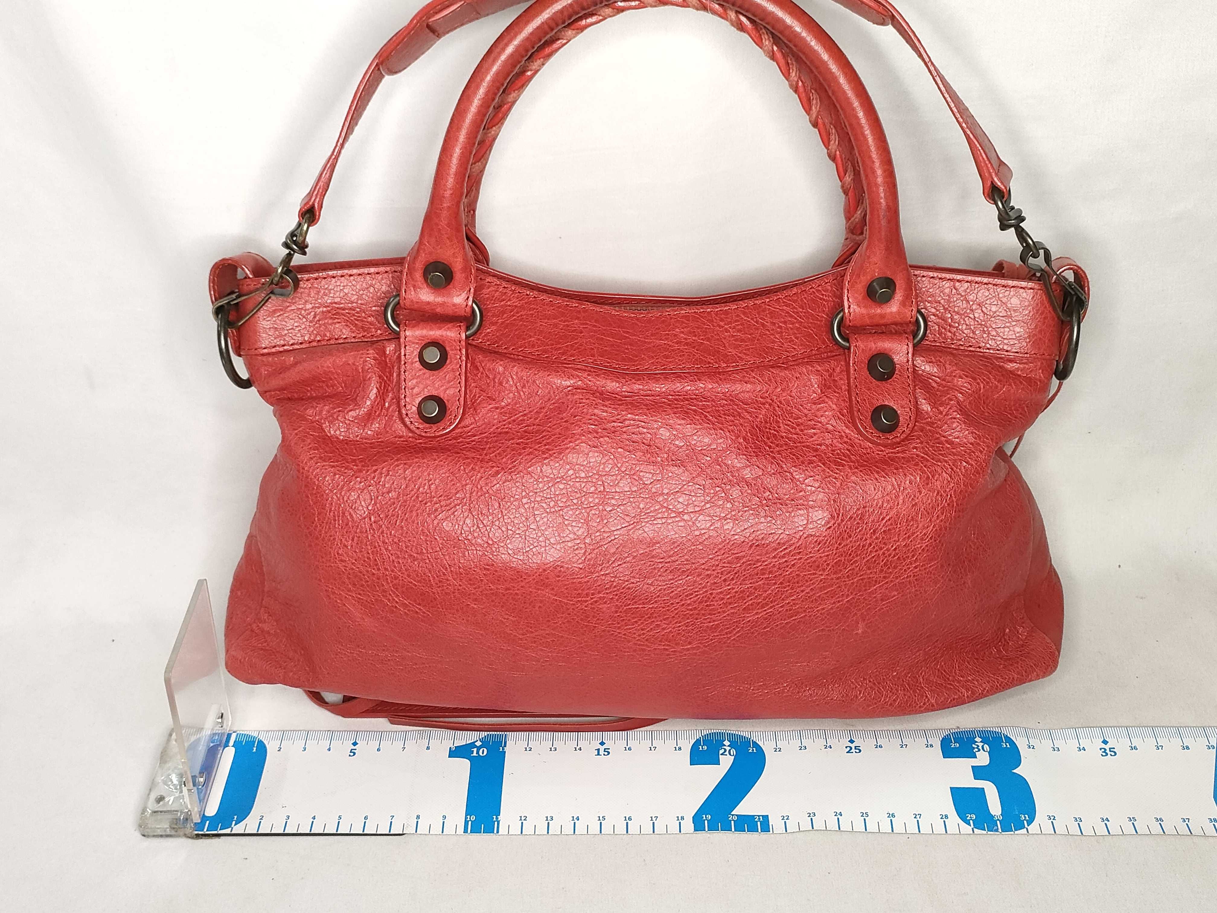 The City Balenciaga Editor's Bag The City 2-Way Handbag Red 103203 213048 Handbag — view 2