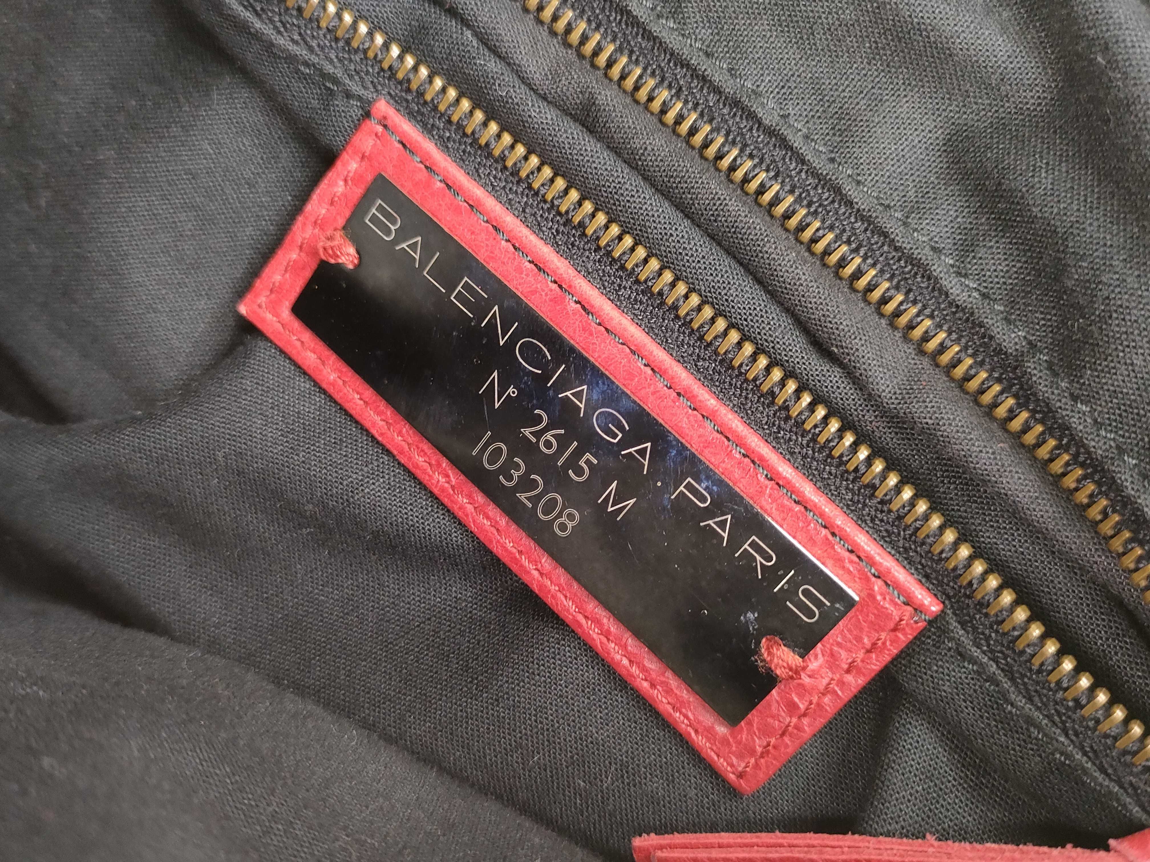 The City Balenciaga Editor's Bag The City 2-Way Handbag Red 103203 213048 Handbag — view 12