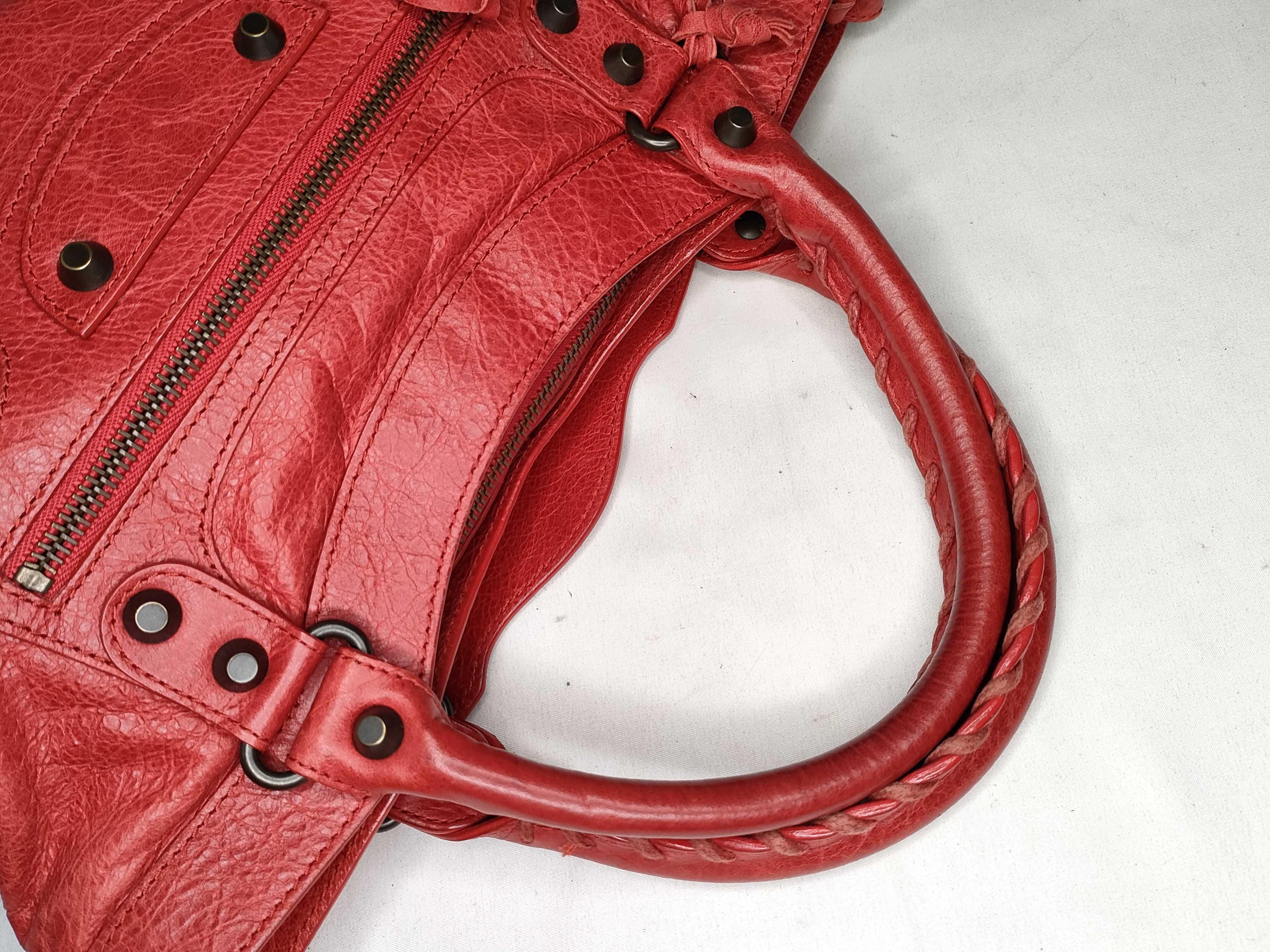 The City Balenciaga Editor's Bag The City 2-Way Handbag Red 103203 213048 Handbag — view 3