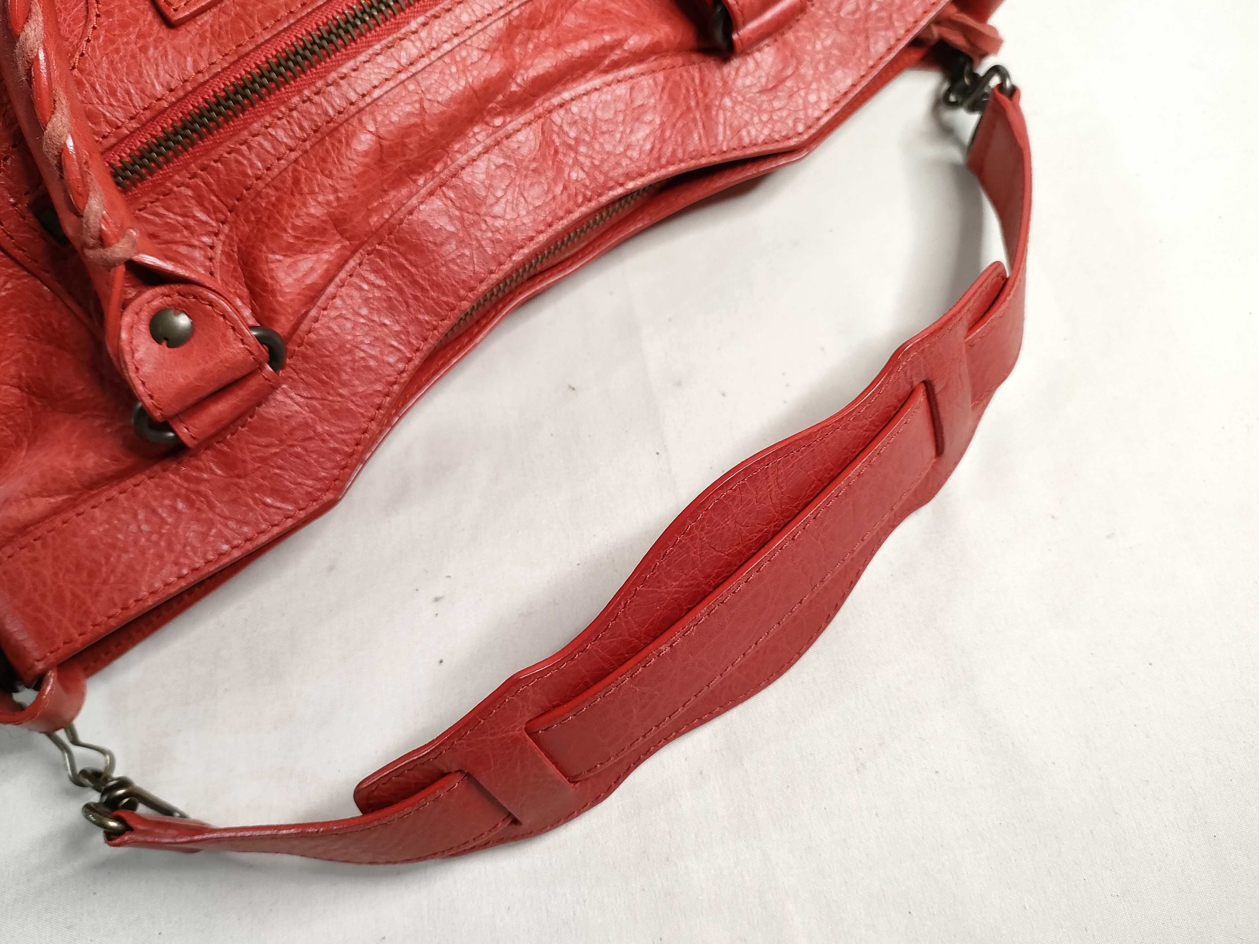 The City Balenciaga Editor's Bag The City 2-Way Handbag Red 103203 213048 Handbag — view 6