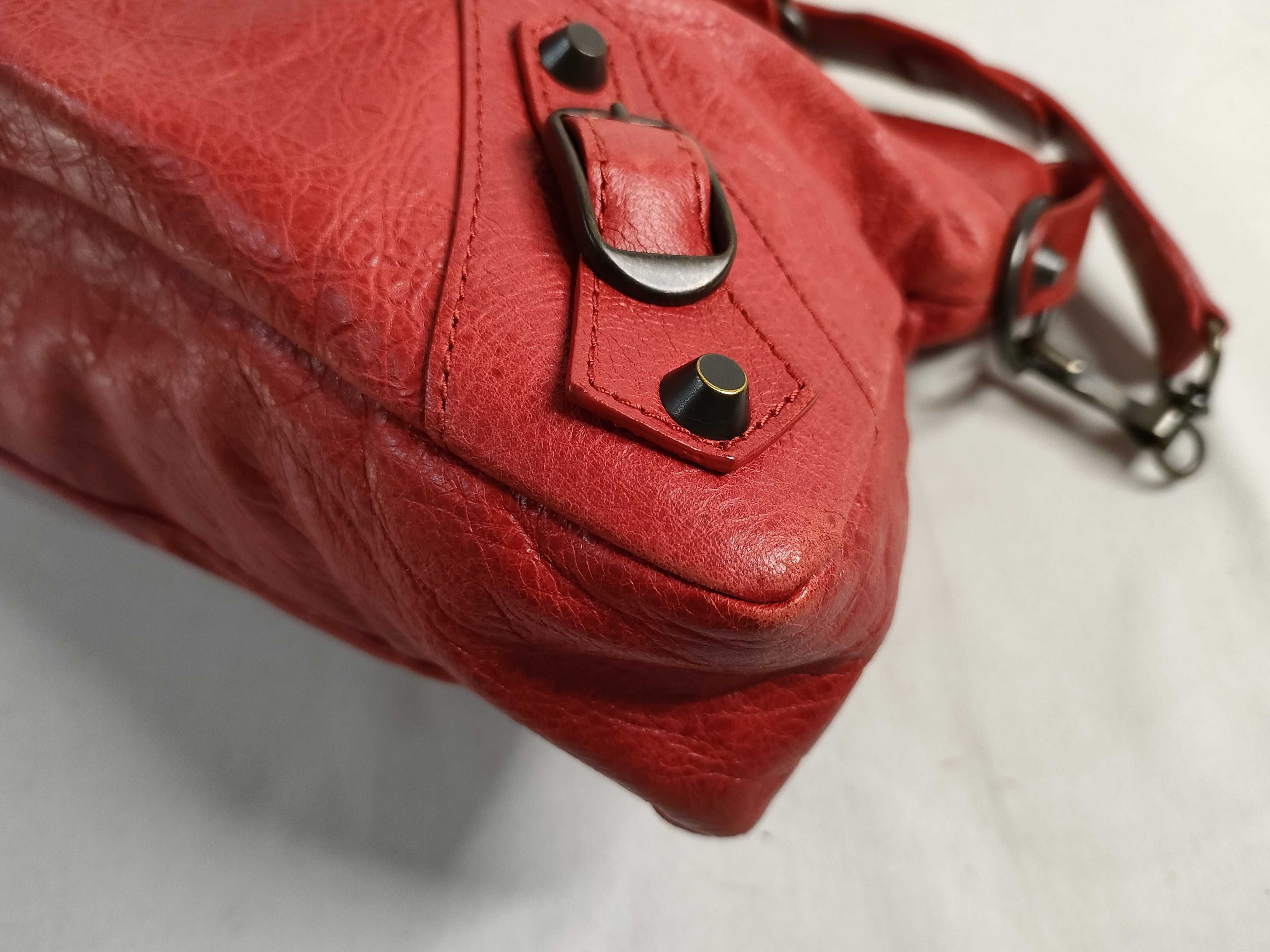The City Balenciaga Editor's Bag The City 2-Way Handbag Red 103203 213048 Handbag — view 7