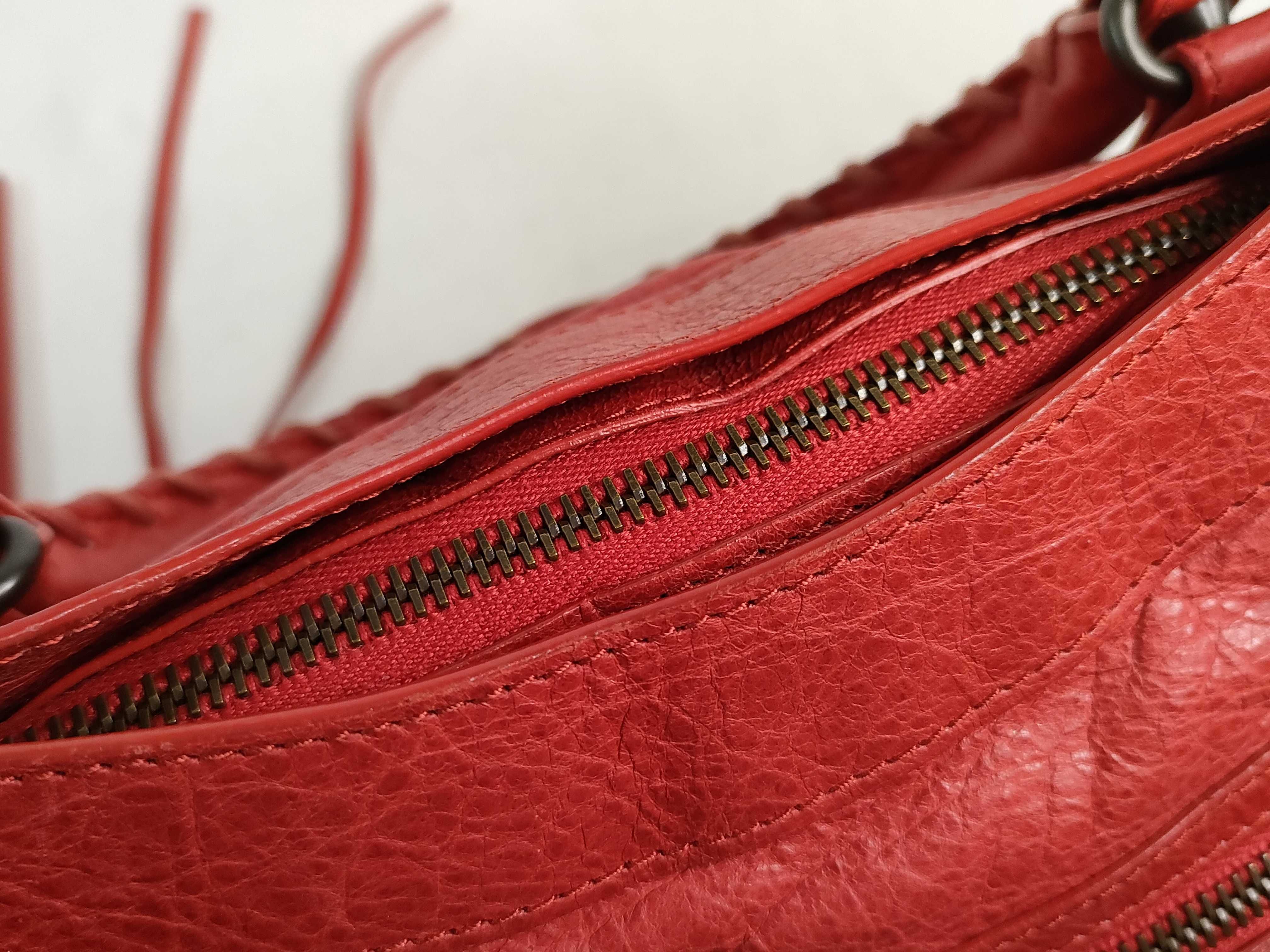 The City Balenciaga Editor's Bag The City 2-Way Handbag Red 103203 213048 Handbag — view 9