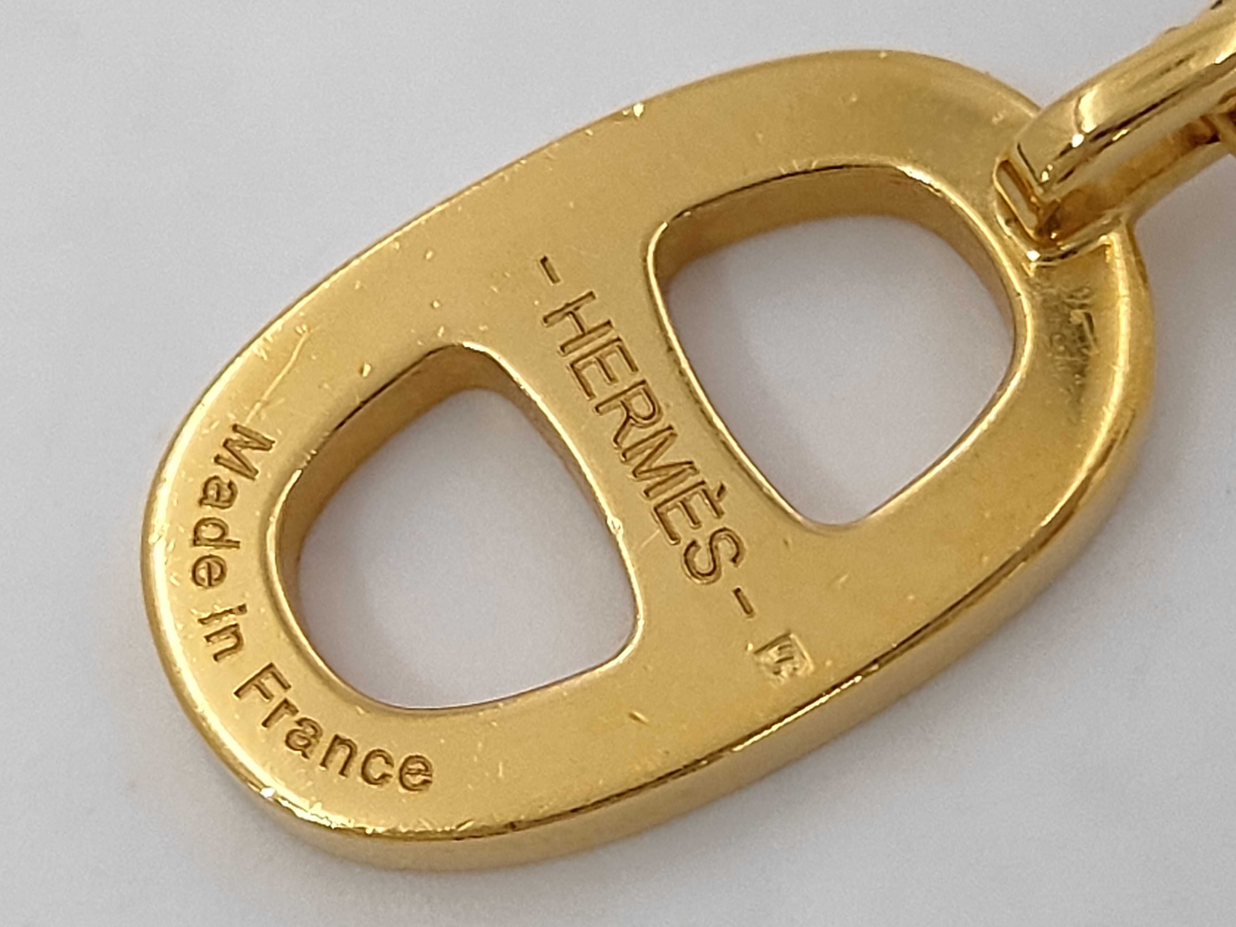 Chaine d'Ancre Iliade White x Gold Necklace — view 5