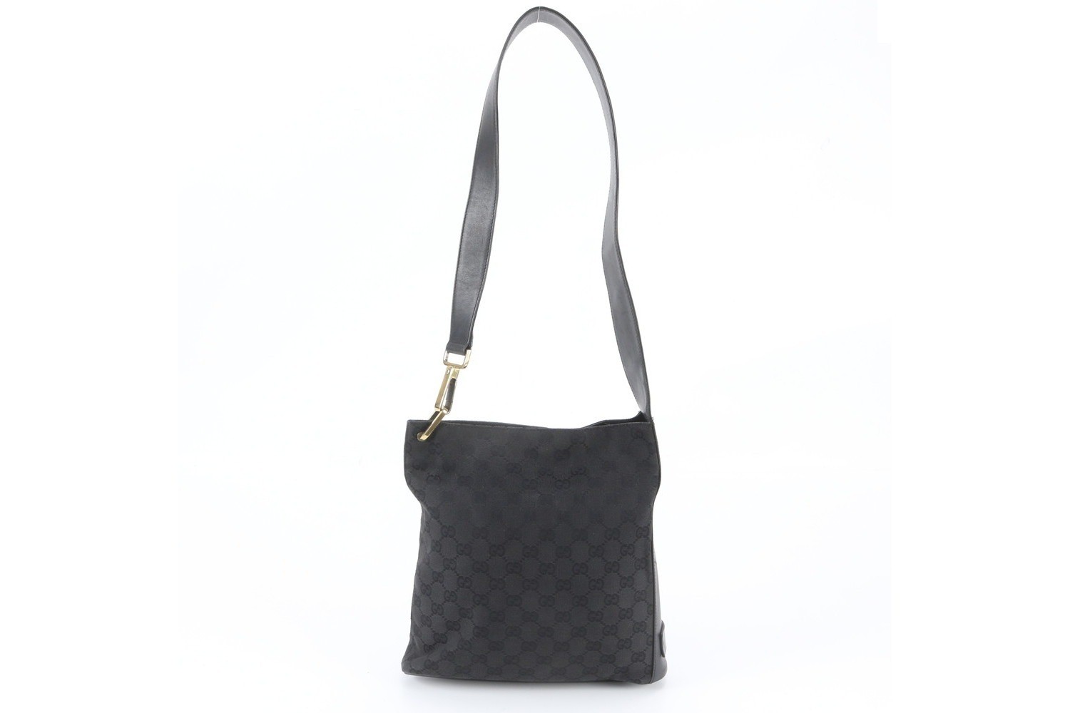 GG Canvas 91761 Leather One-Shoulder Bag