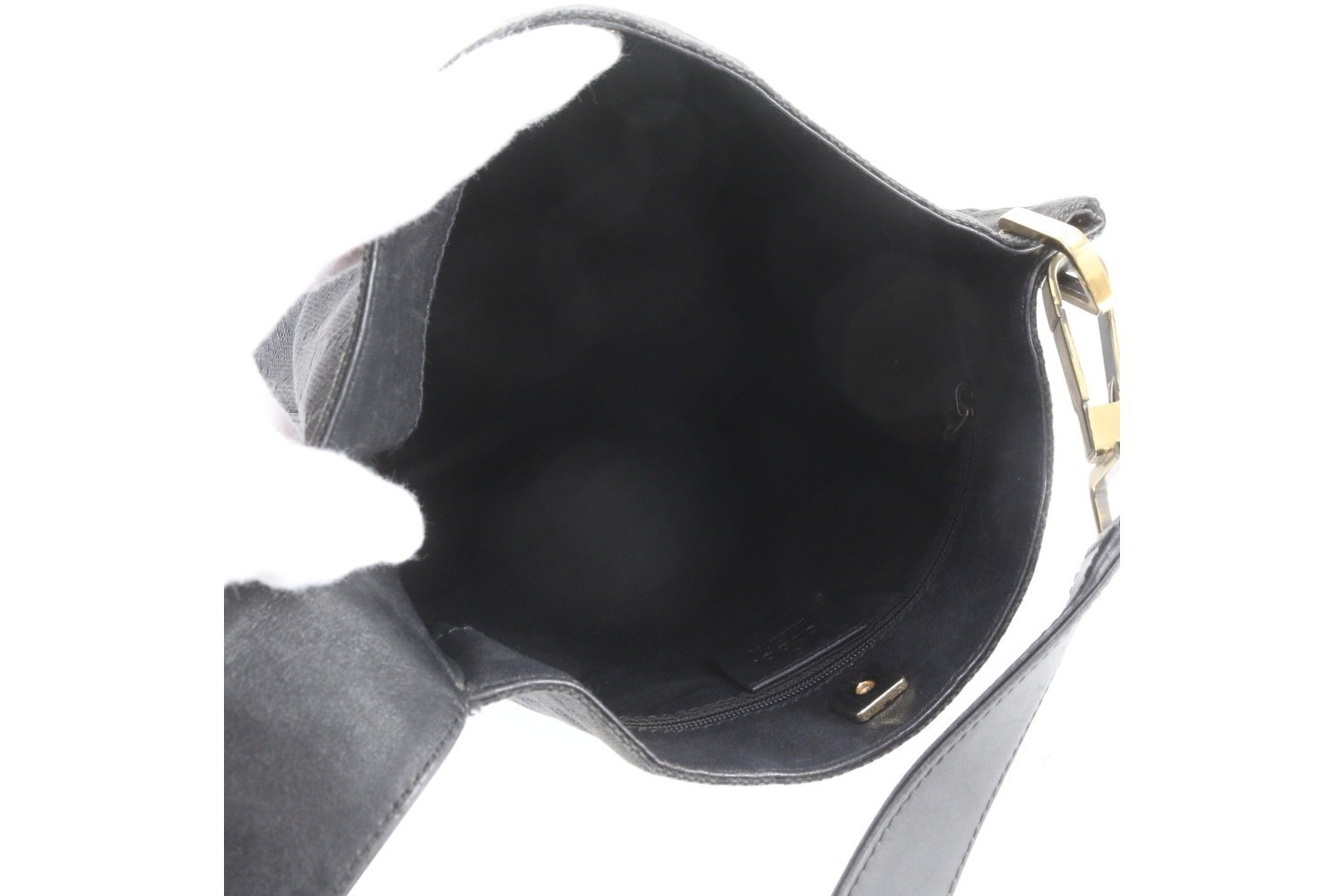 GG Canvas 91761 Leather One-Shoulder Bag — view 7