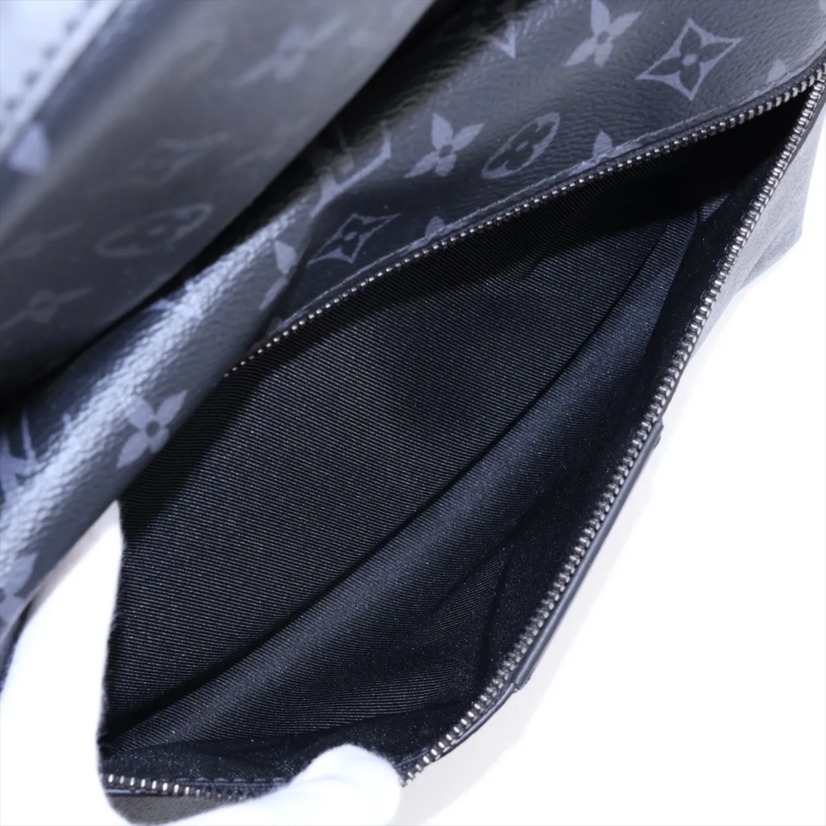 Monogram Eclipse Discovery Backpack PM M22558 Black (RFID detected) — view 11