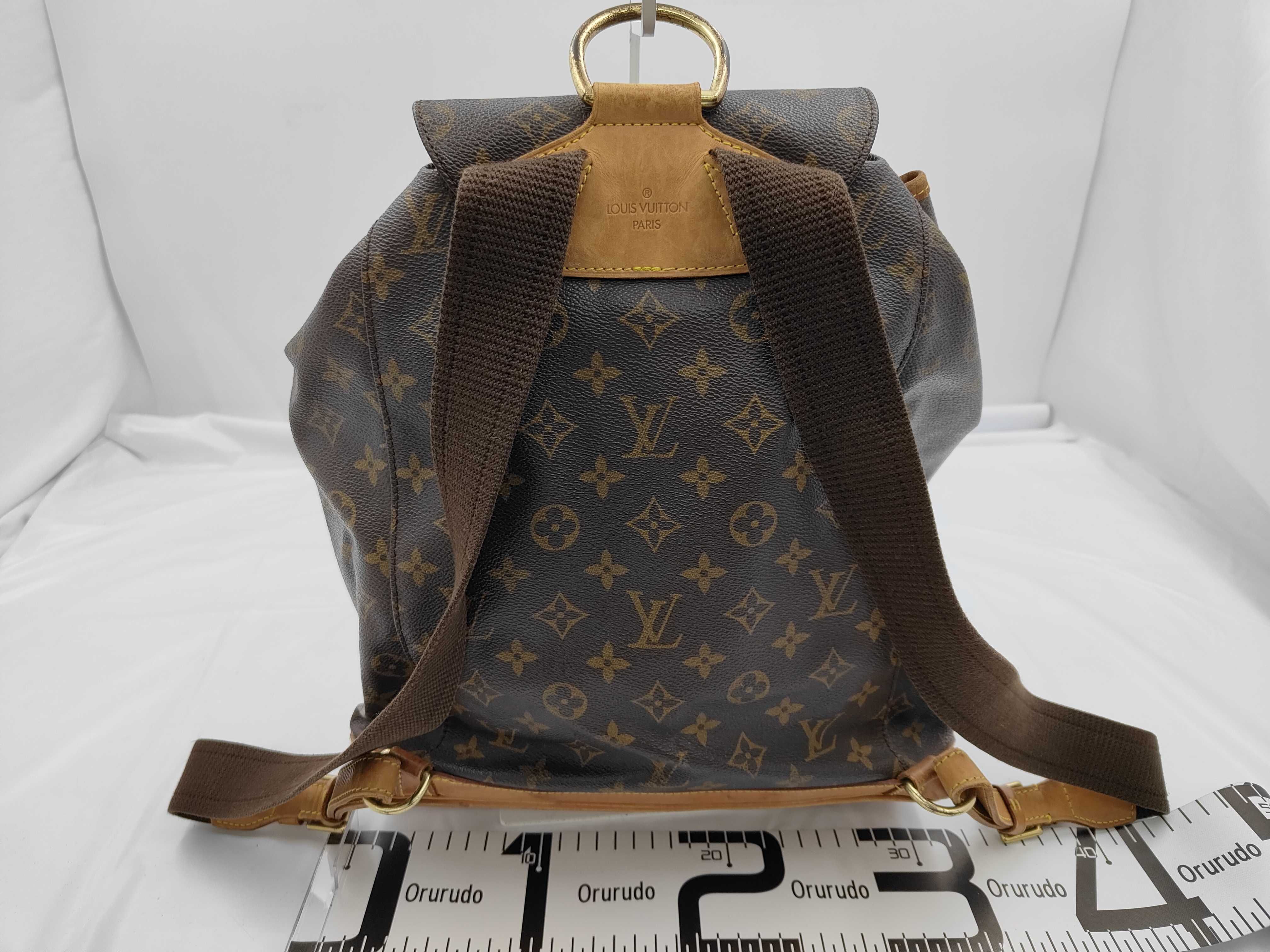 LV Montsouris GM M51135 Monogram Backpack — view 2