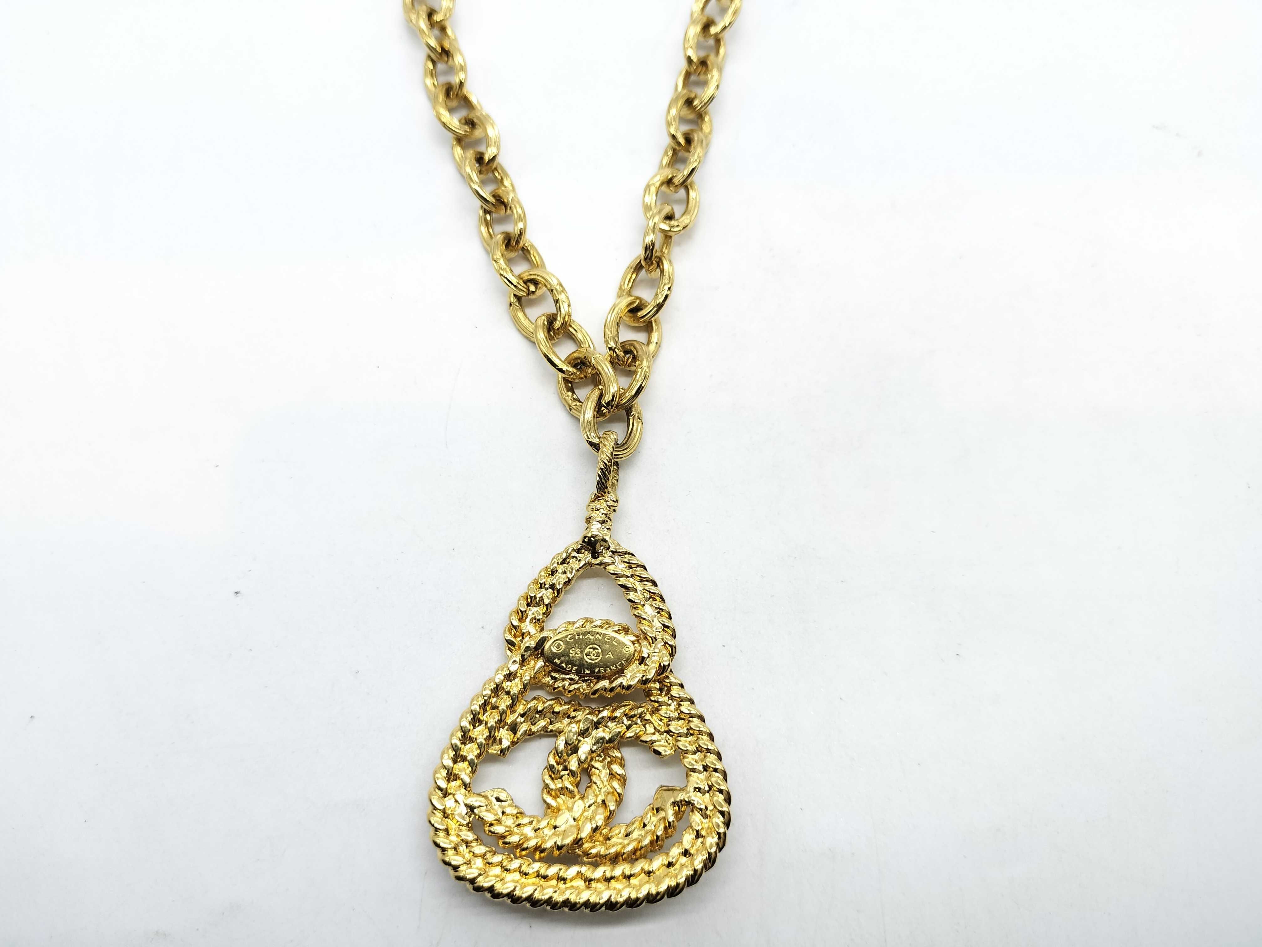 93A Gold Chain Coco Mark Necklace — view 2