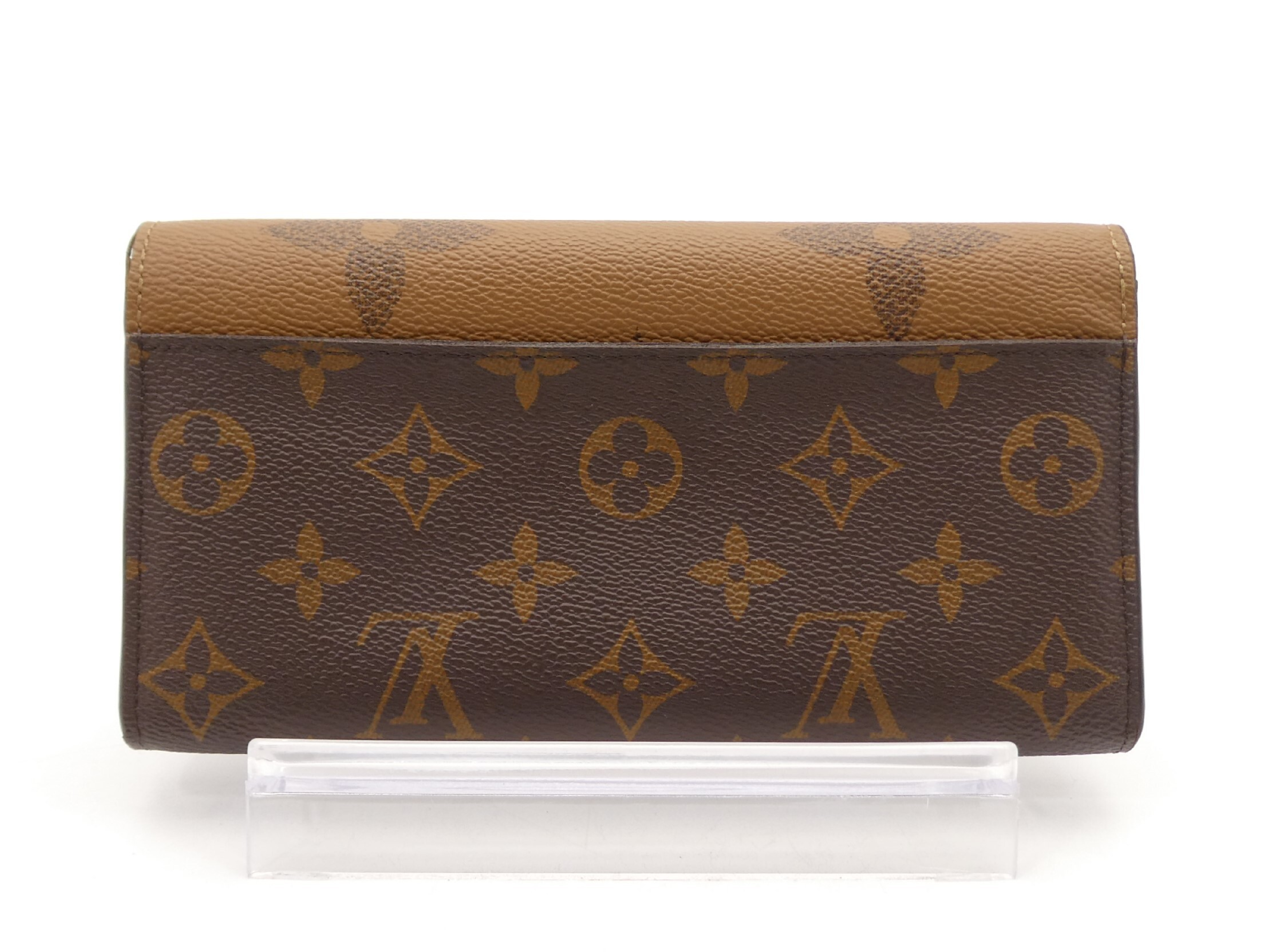 Monogram Giant Reverse Portefeuille Sarah Wallet (IC sensor enabled) — view 2