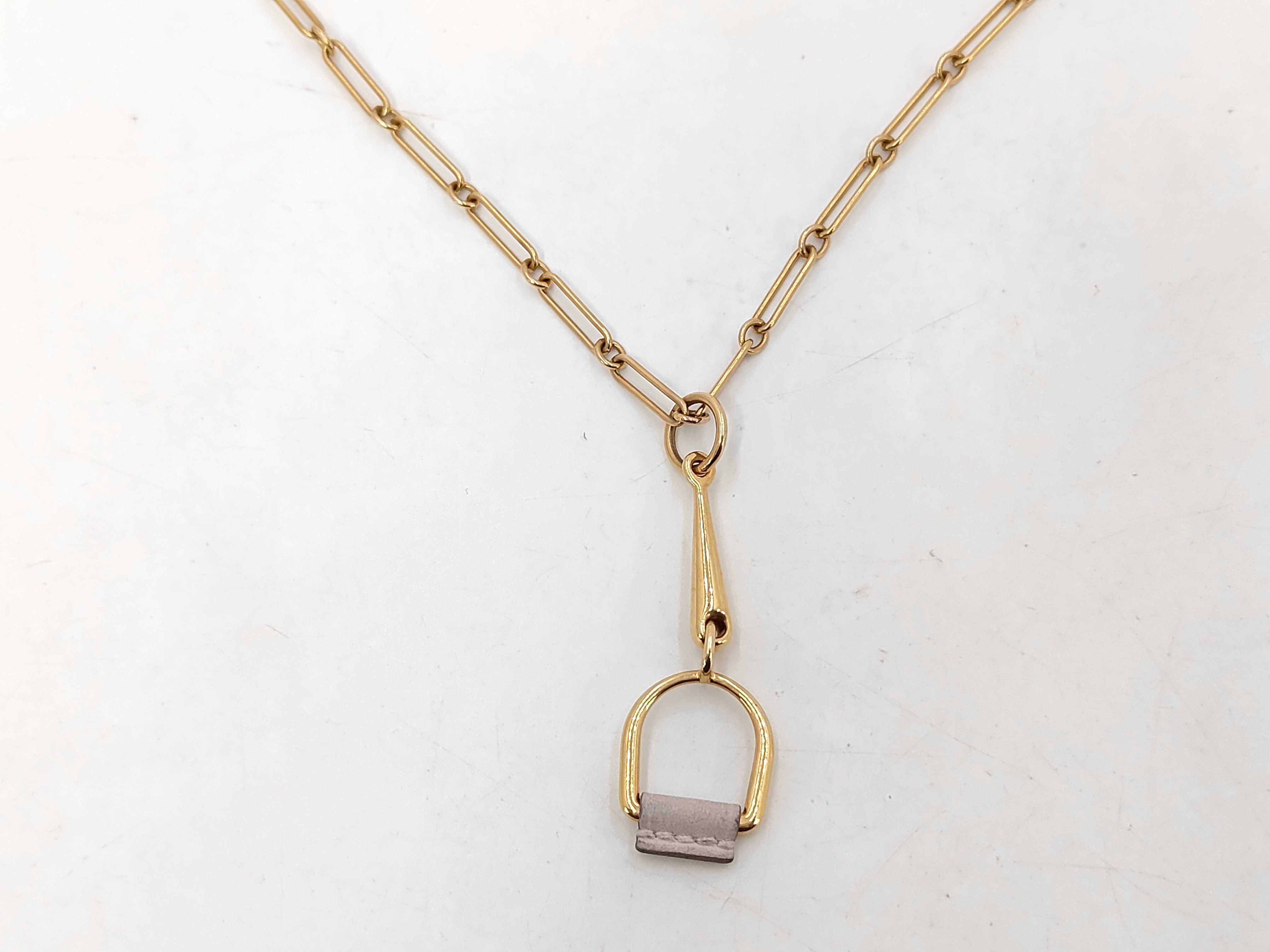 Metal x Leather Heritage Eskettle Necklace — view 3