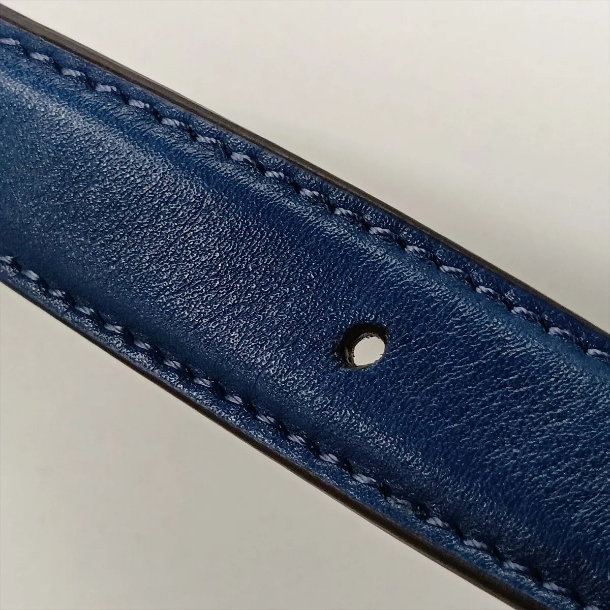 Peekaboo Soft Large 8BN358 Leather Shoulder Bag, Blue — view 15