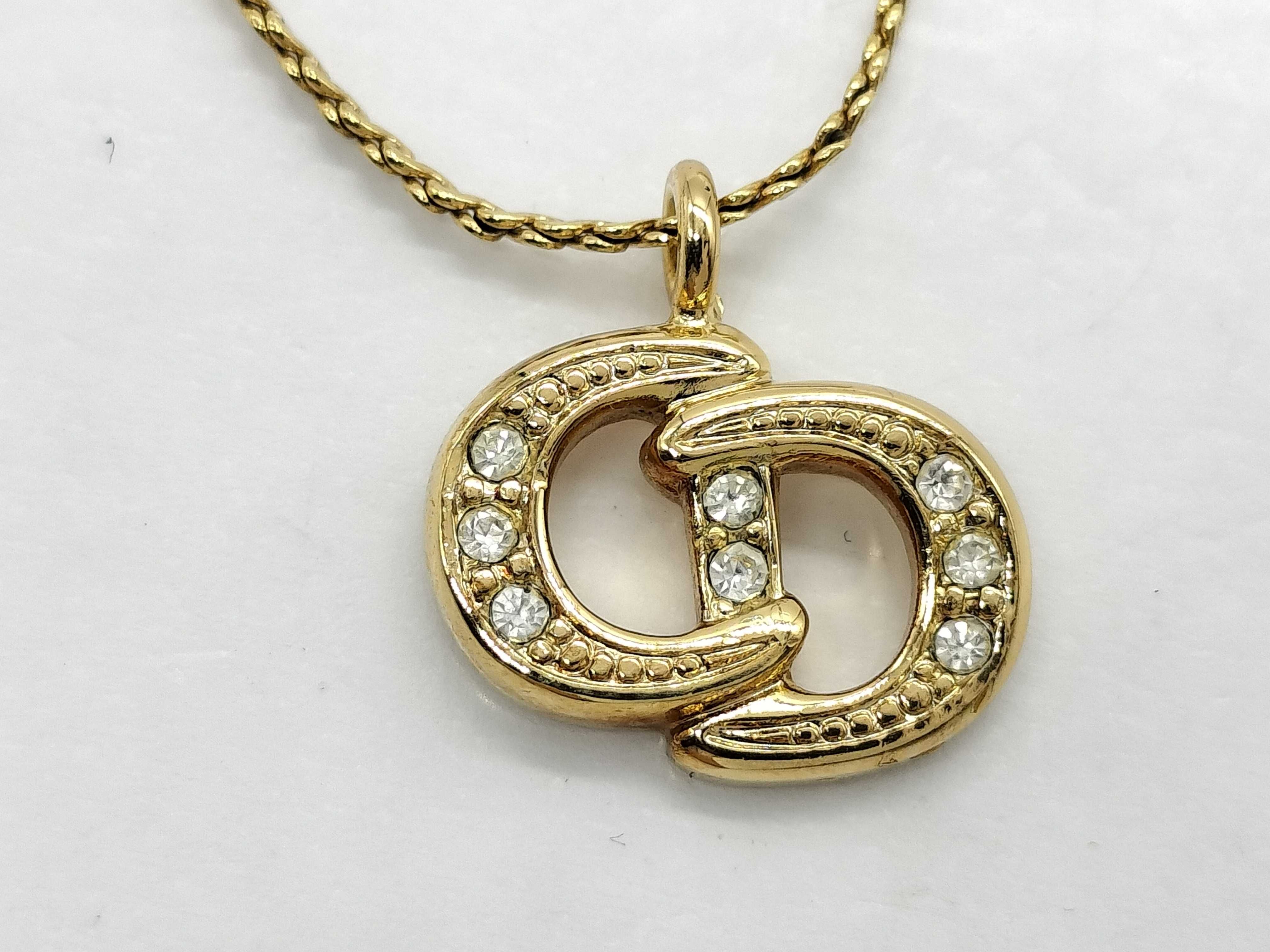CD Rhinestone Necklace — view 2