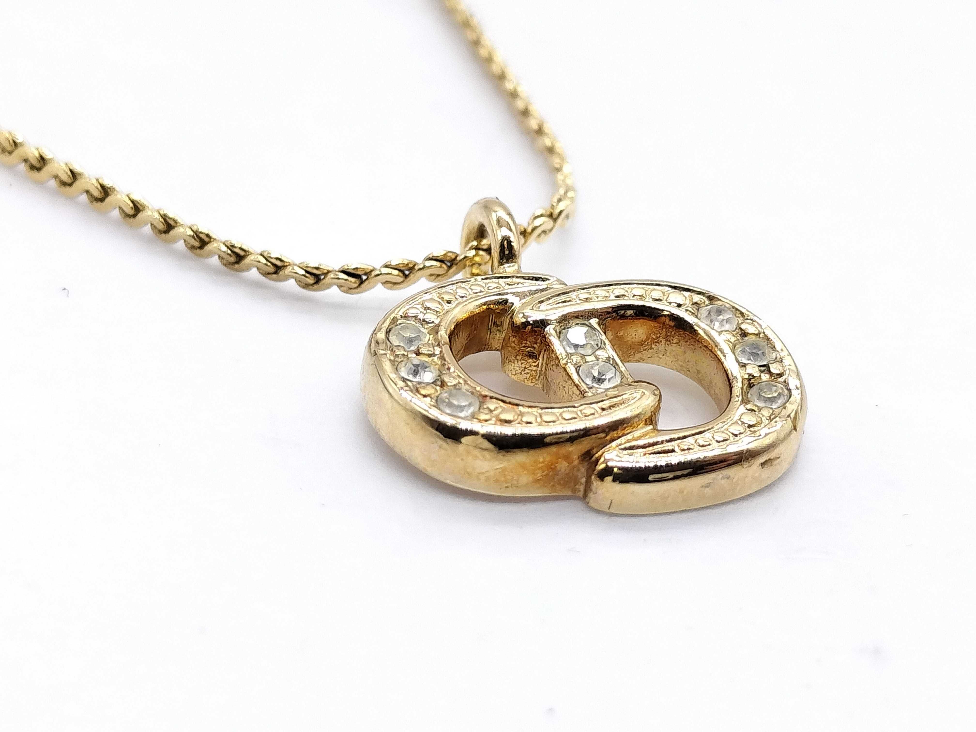 CD Rhinestone Necklace — view 3