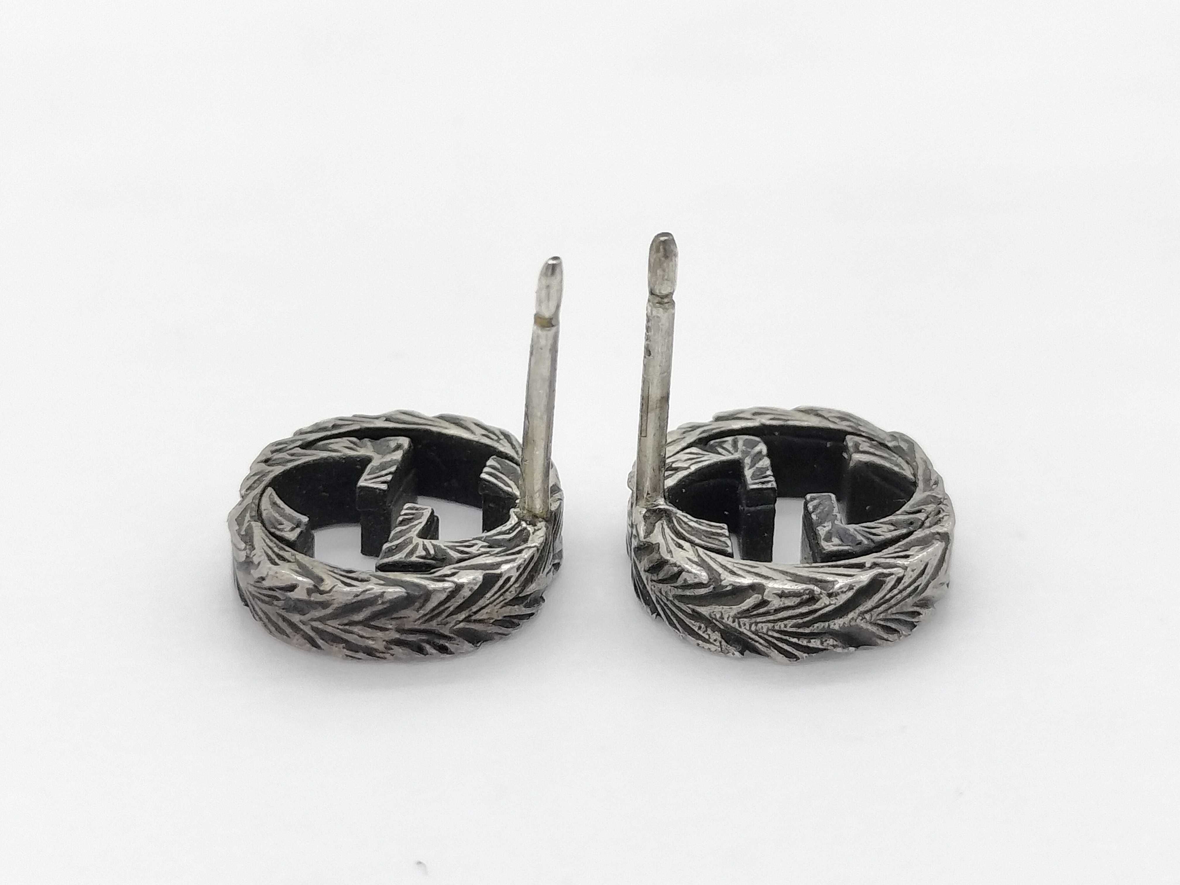 GG G logo earrings, SV925, 2.7g. — view 7
