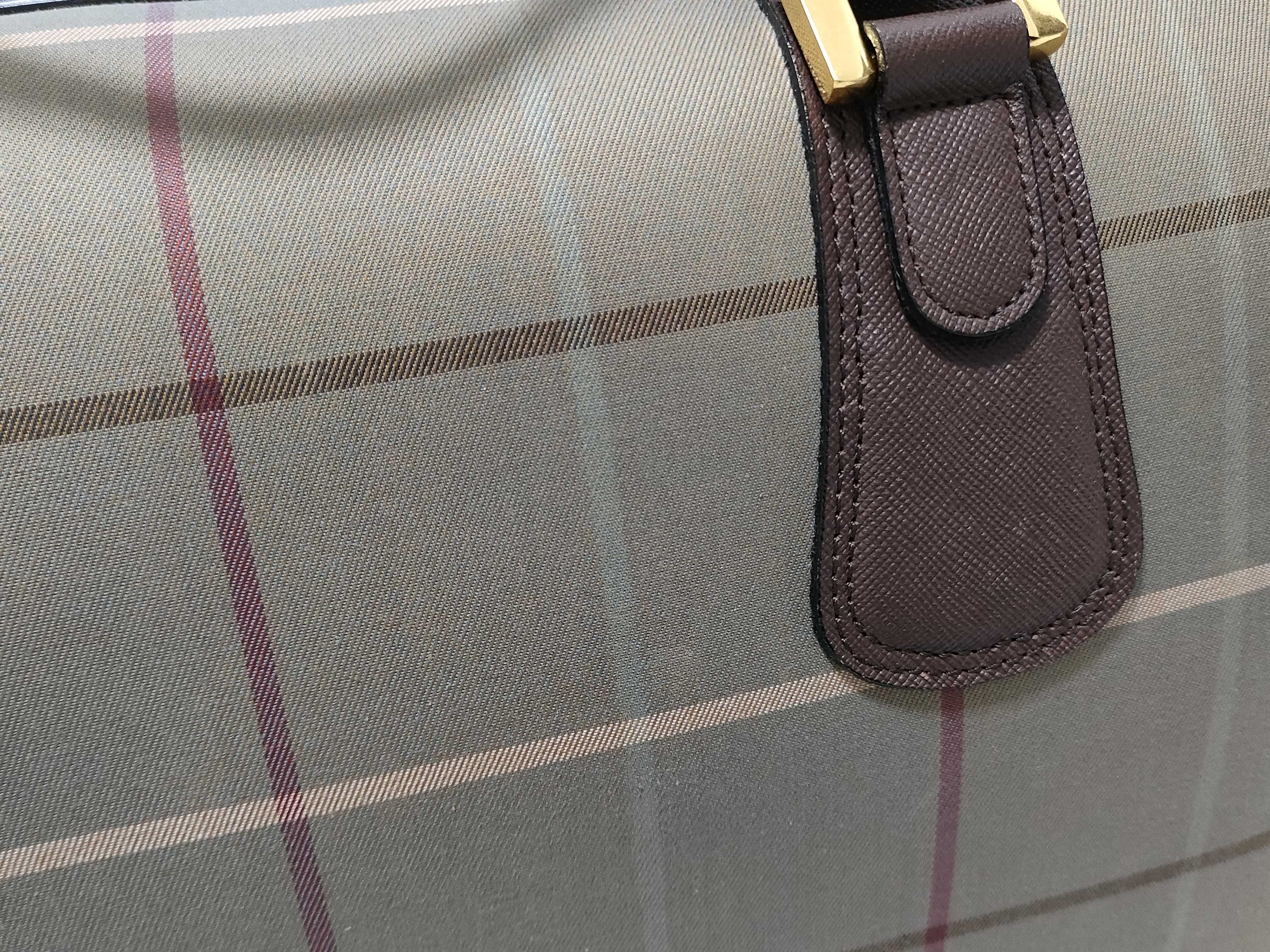 Nova Check Boston Vintage Pouch Set Boston Bag — view 15