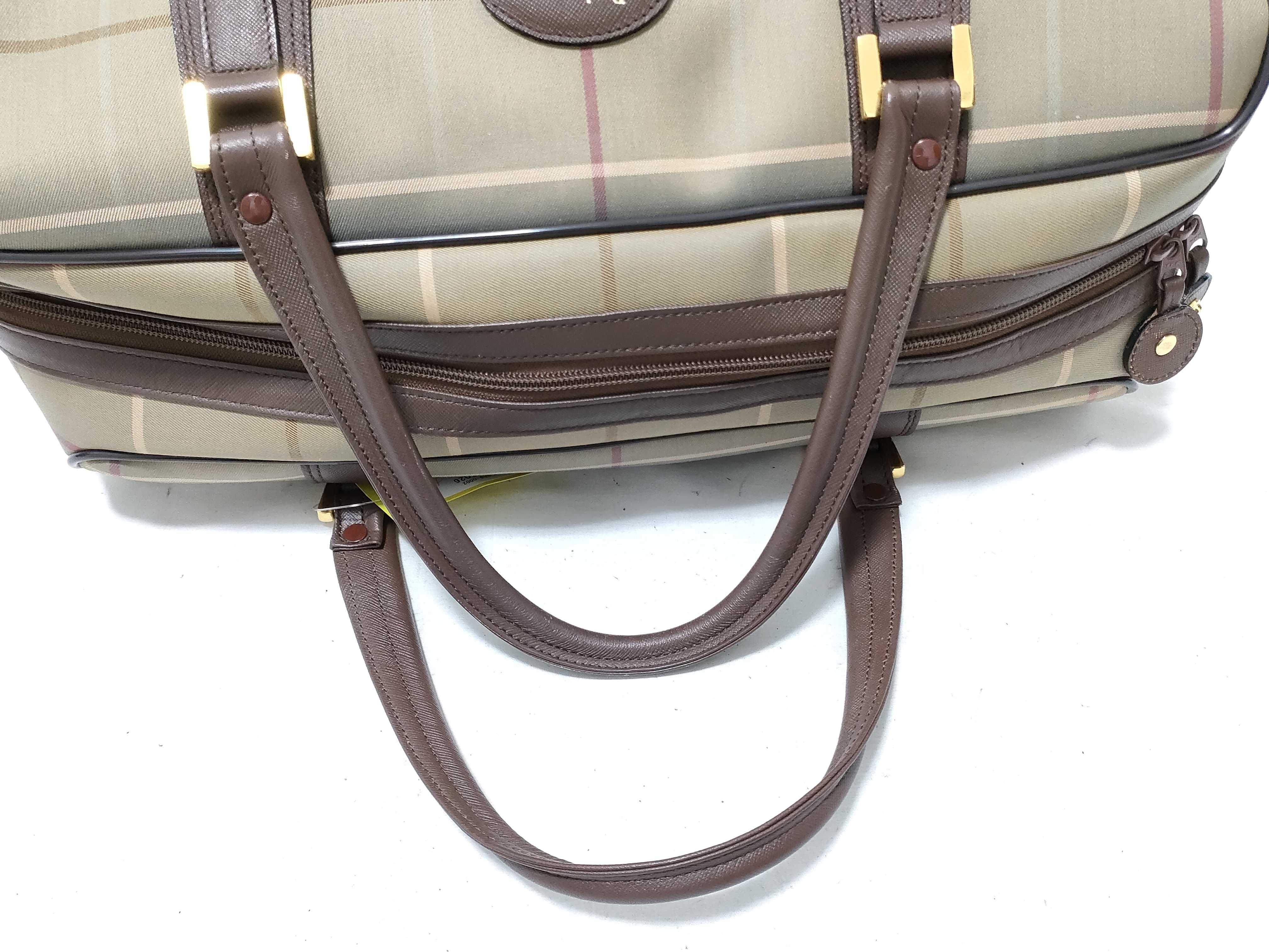 Nova Check Boston Vintage Pouch Set Boston Bag — view 3