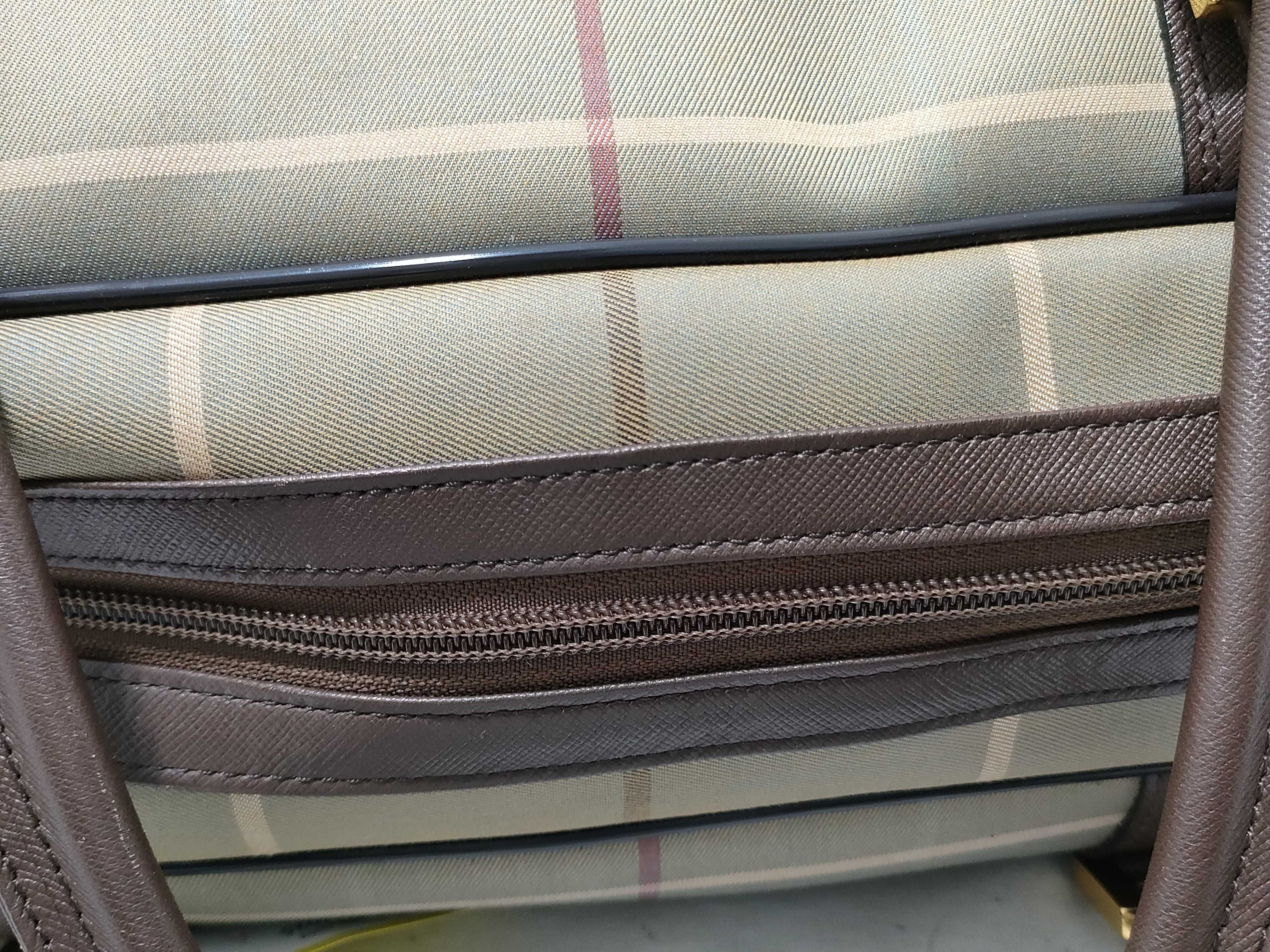 Nova Check Boston Vintage Pouch Set Boston Bag — view 6
