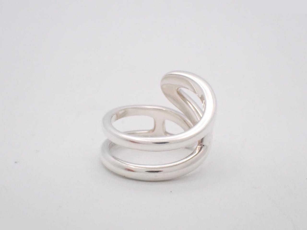 Chaine d'Ancre Twist Ring, 925 Sterling Silver, Size #55, 8.6g — view 2