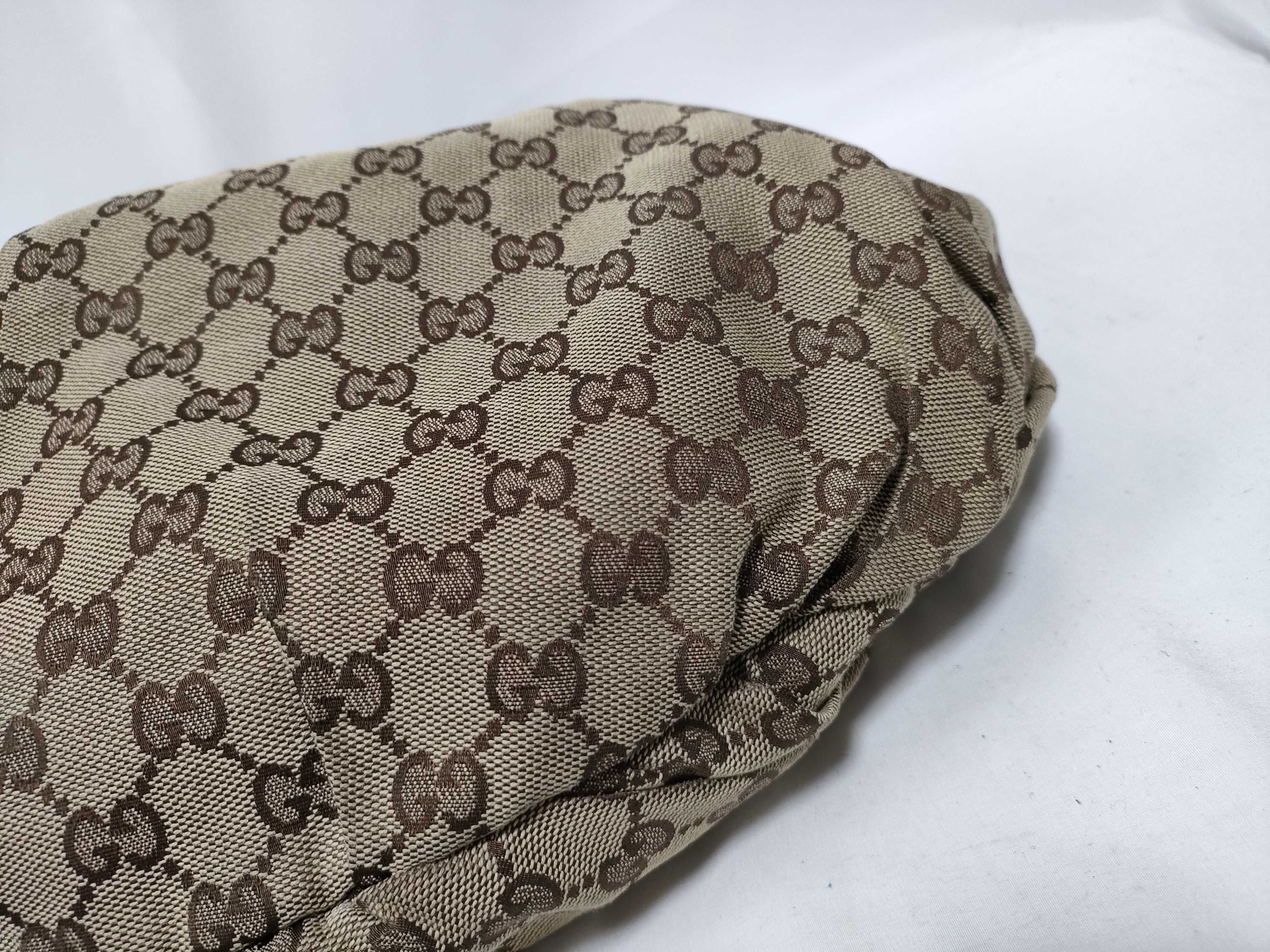 Brown Canvas Vintage Rivet Pumpkin Shoulder Bag — view 4