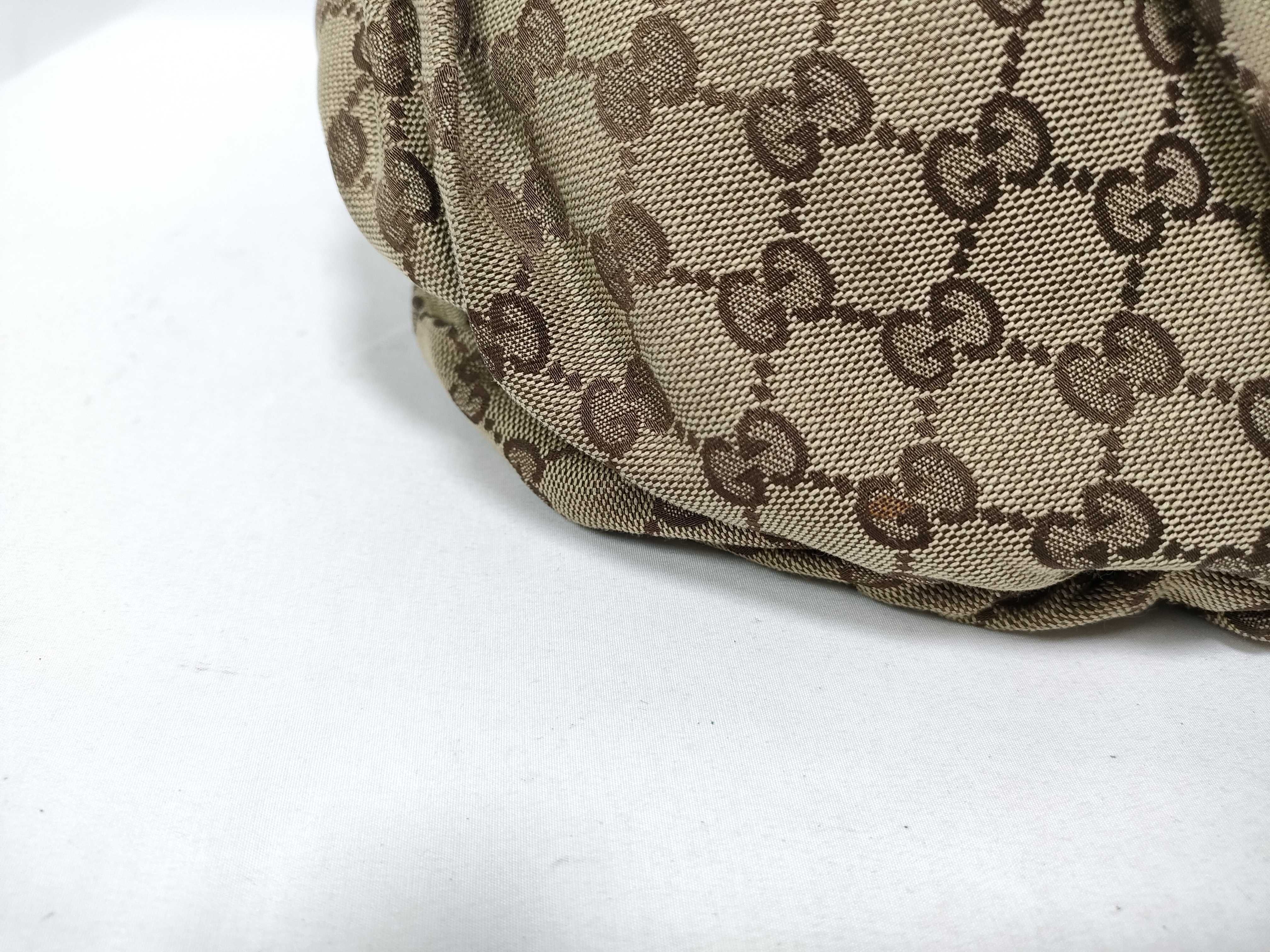 Brown Canvas Vintage Rivet Pumpkin Shoulder Bag — view 6