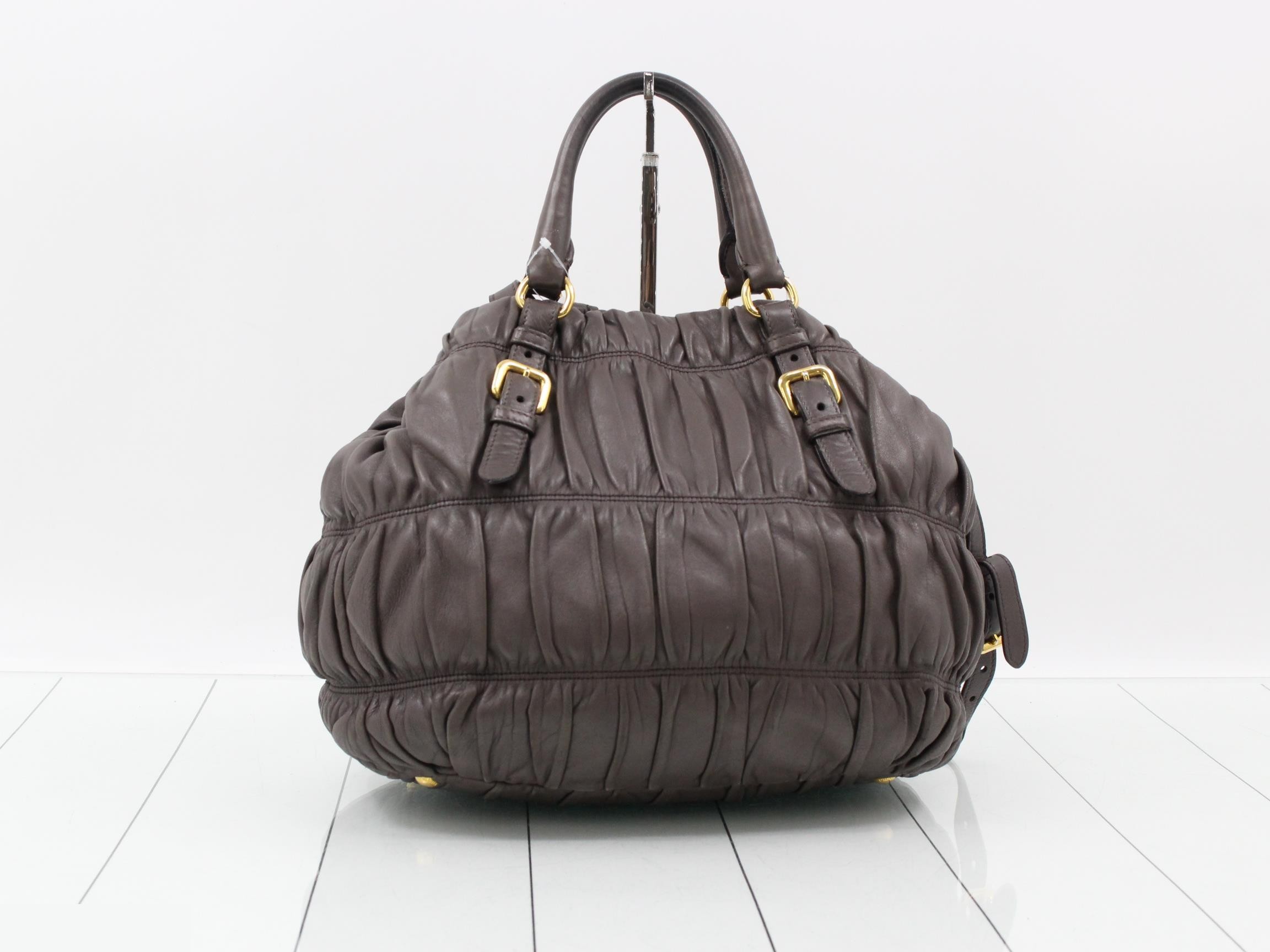 BN1789 Nappa Gaufre Shoulder Bag — view 2