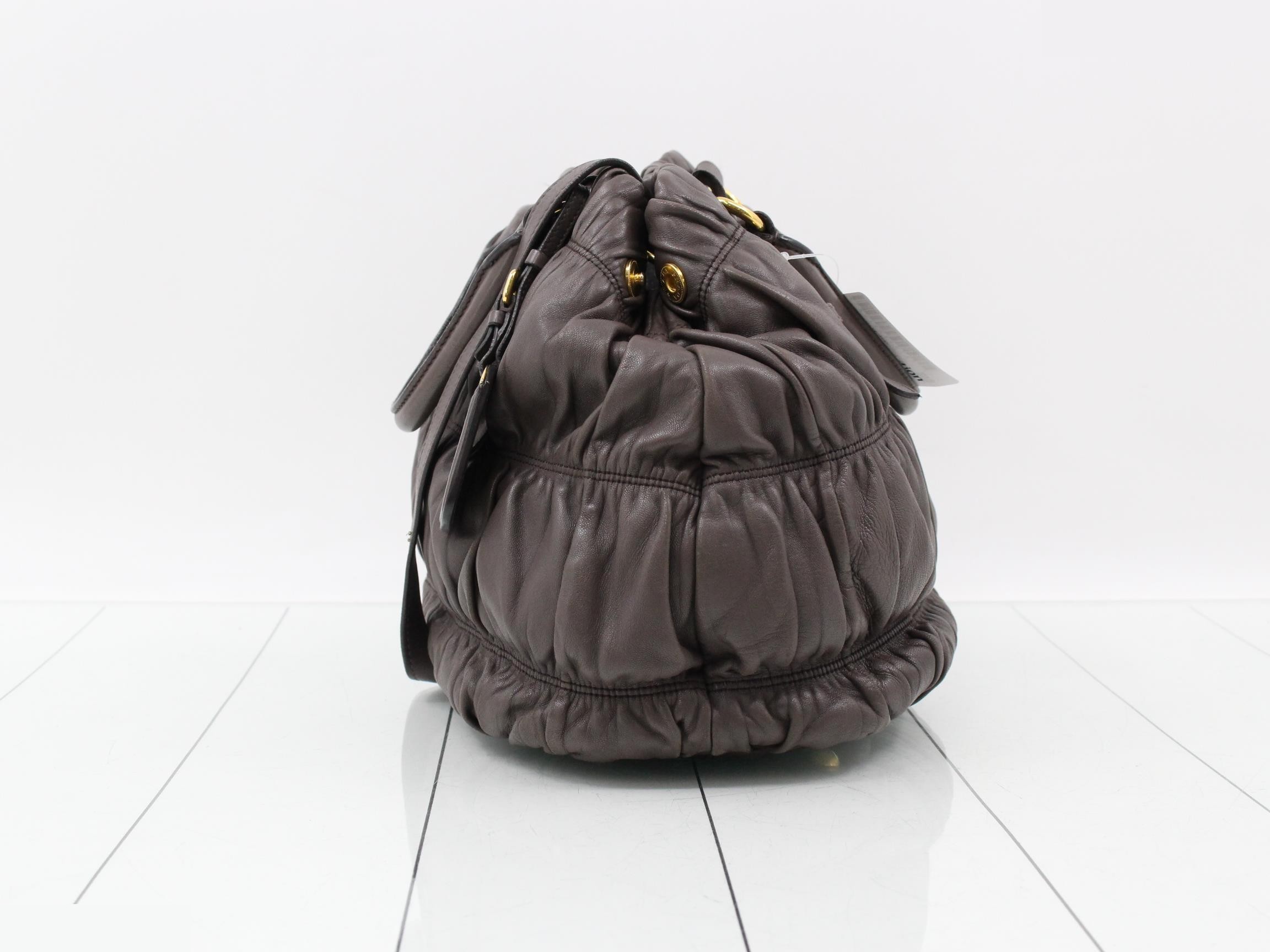 BN1789 Nappa Gaufre Shoulder Bag — view 3