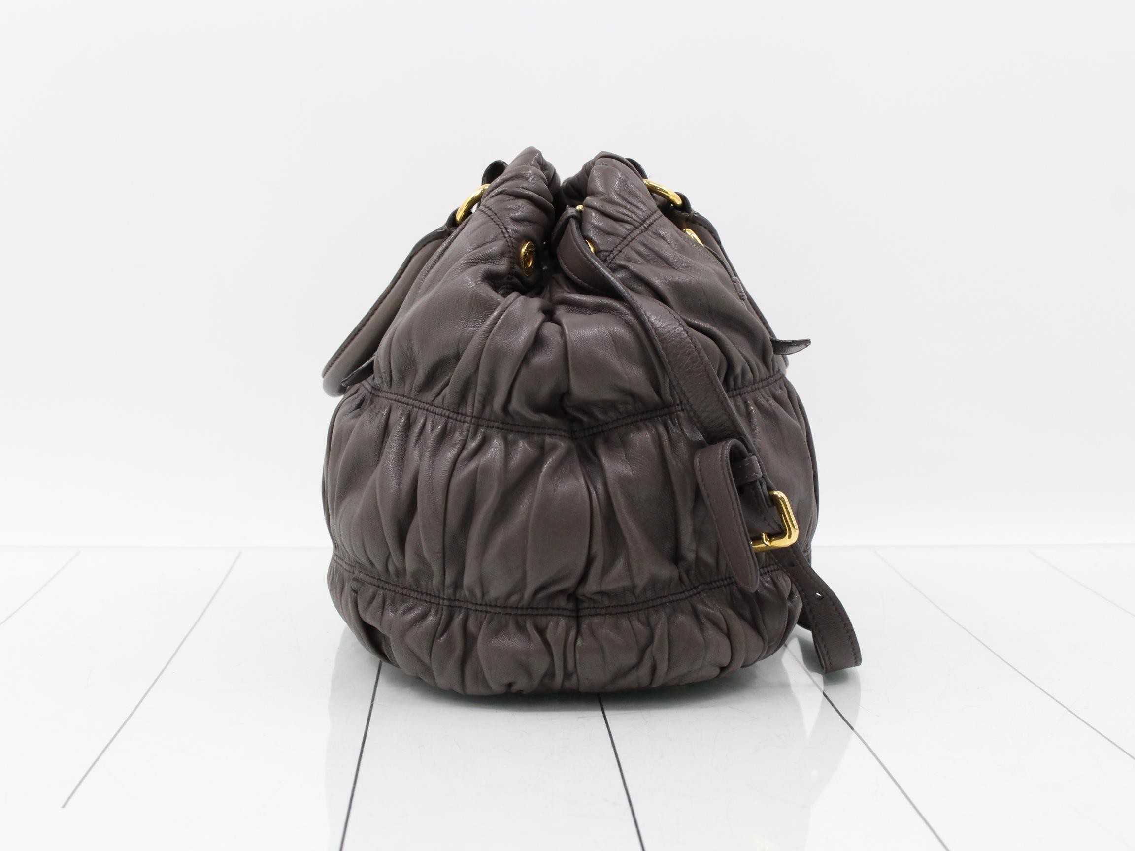BN1789 Nappa Gaufre Shoulder Bag — view 4