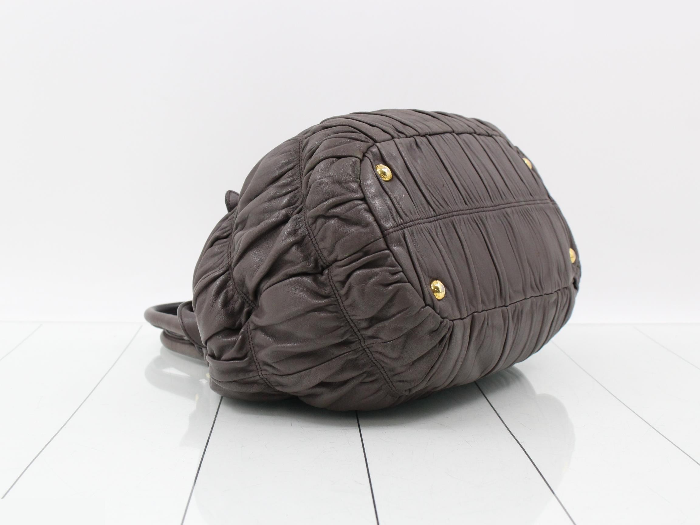 BN1789 Nappa Gaufre Shoulder Bag — view 5