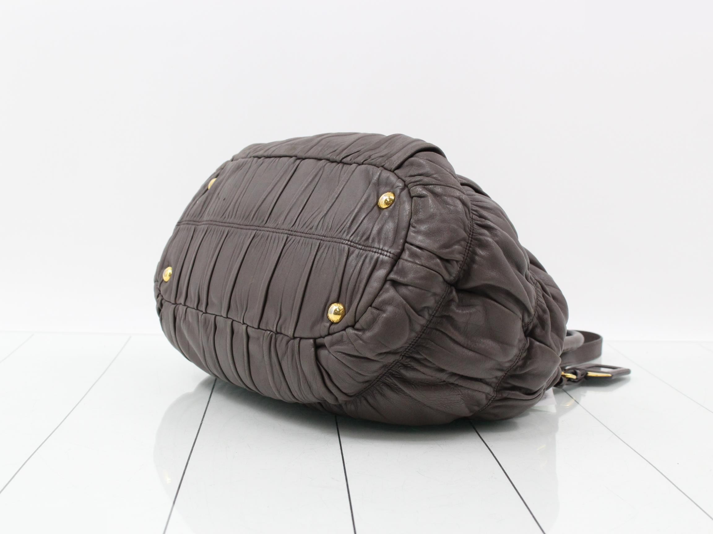 BN1789 Nappa Gaufre Shoulder Bag — view 6