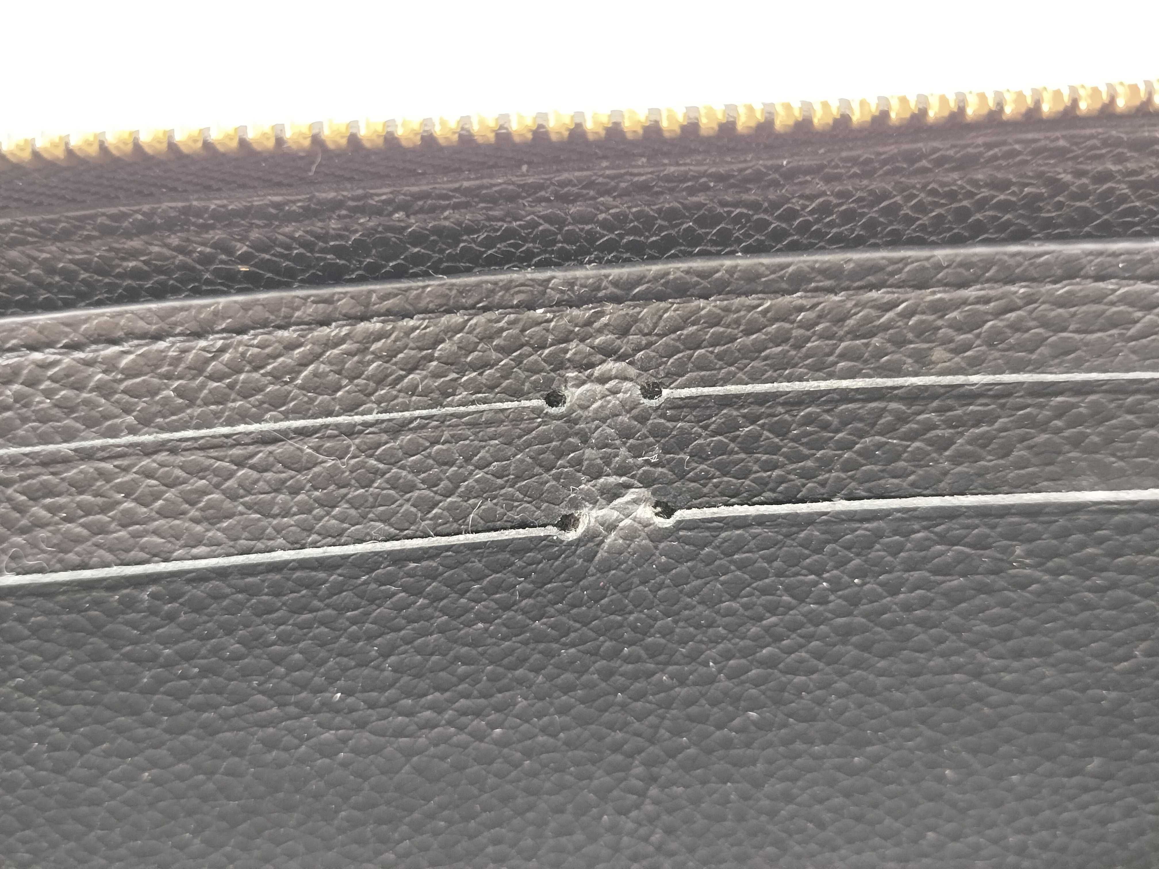 Monogram Empreinte Louis Vuitton Clemence Empreinte Noir Wallet — view 10