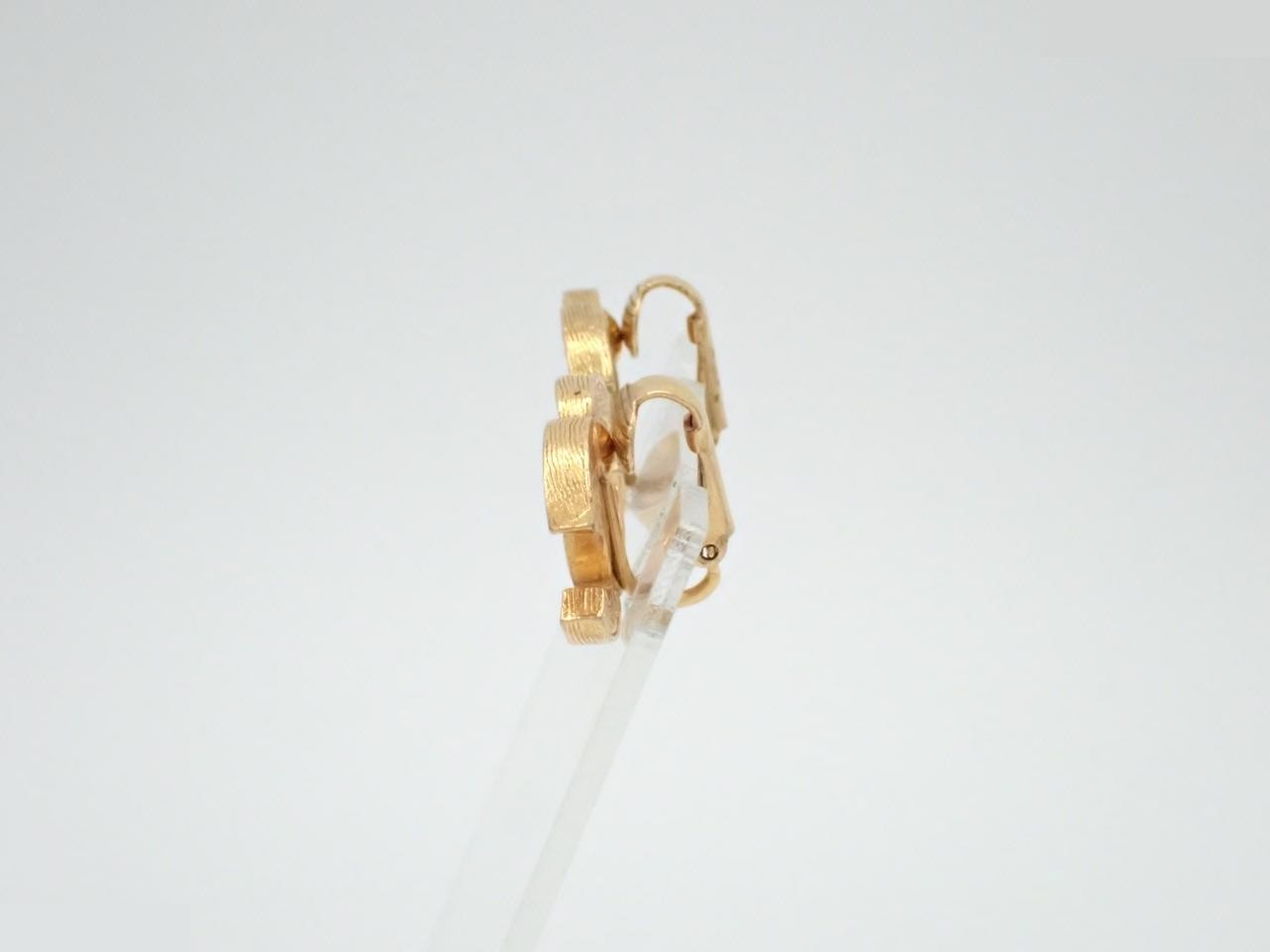 Coco Mark Gold Earrings — view 3