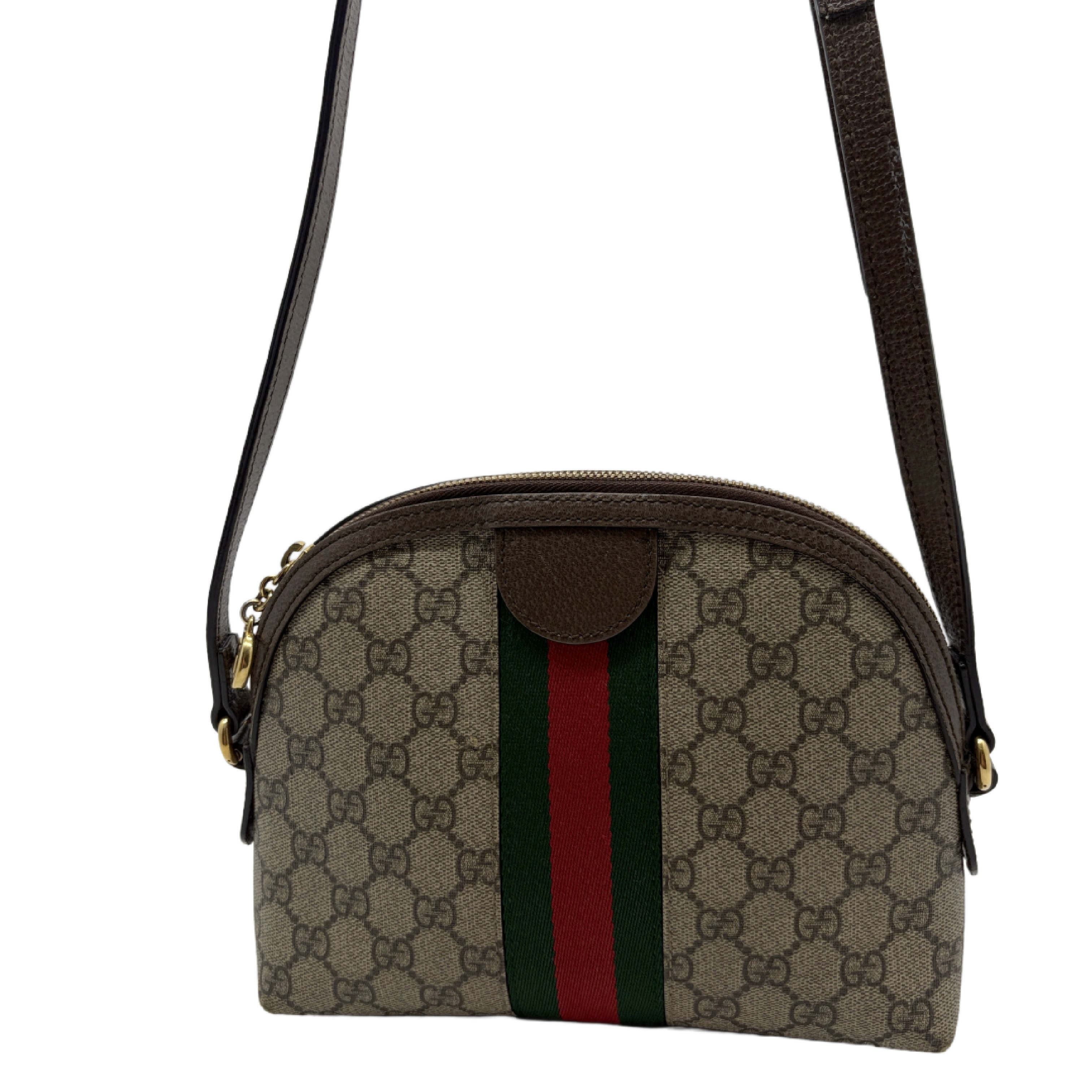 Ophidia GG Supreme Shoulder Bag (Sherry Line) — view 2