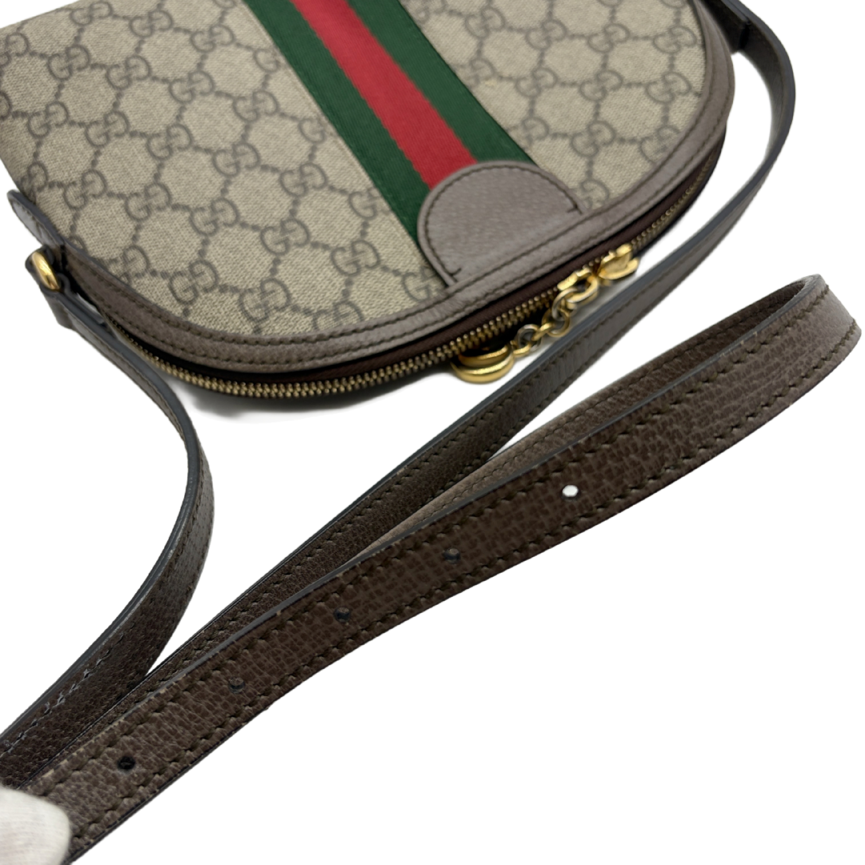 Ophidia GG Supreme Shoulder Bag (Sherry Line) — view 11