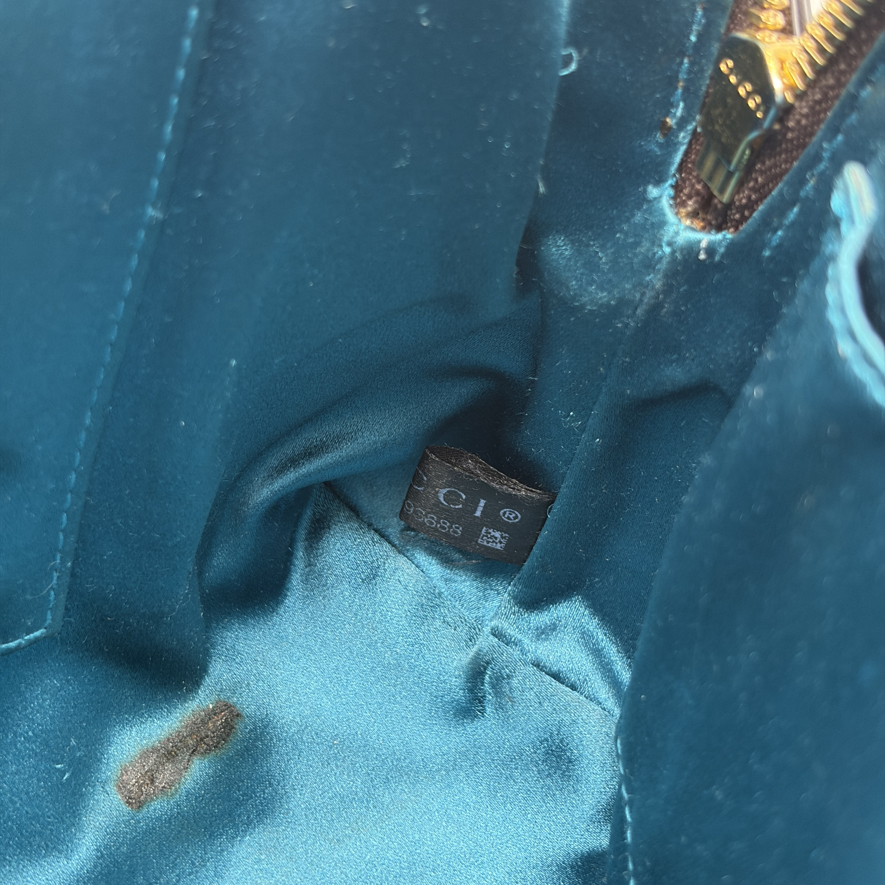 Ophidia GG Supreme Shoulder Bag (Sherry Line) — view 13