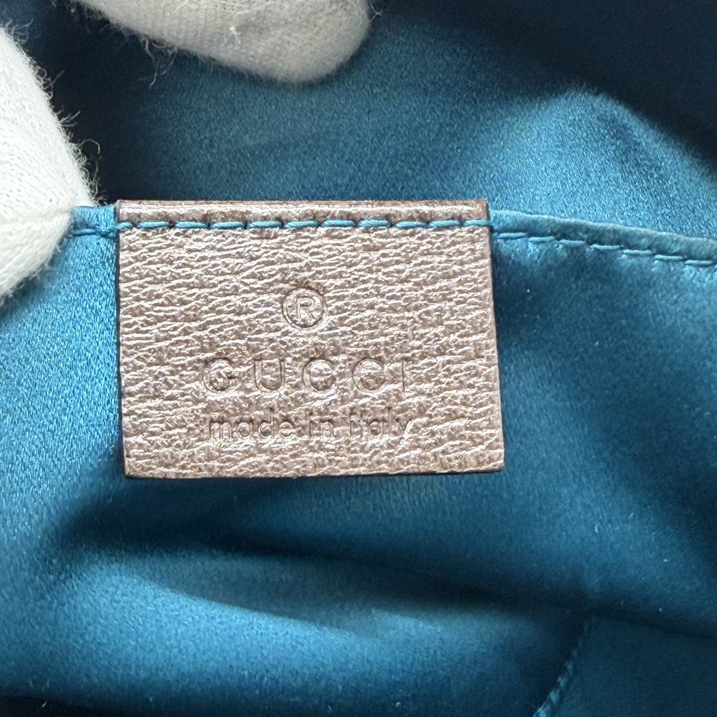 Ophidia GG Supreme Shoulder Bag (Sherry Line) — view 14