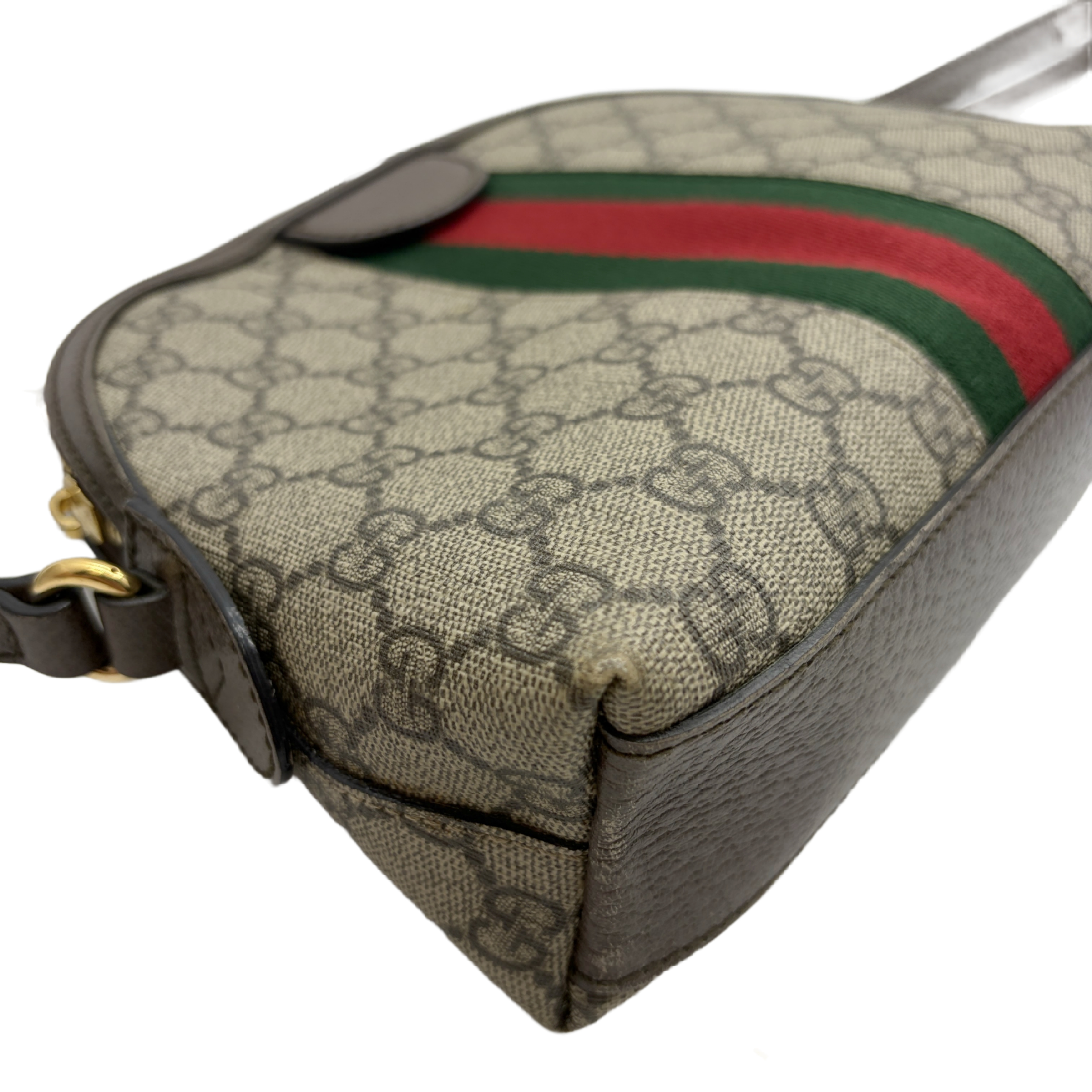 Ophidia GG Supreme Shoulder Bag (Sherry Line) — view 4