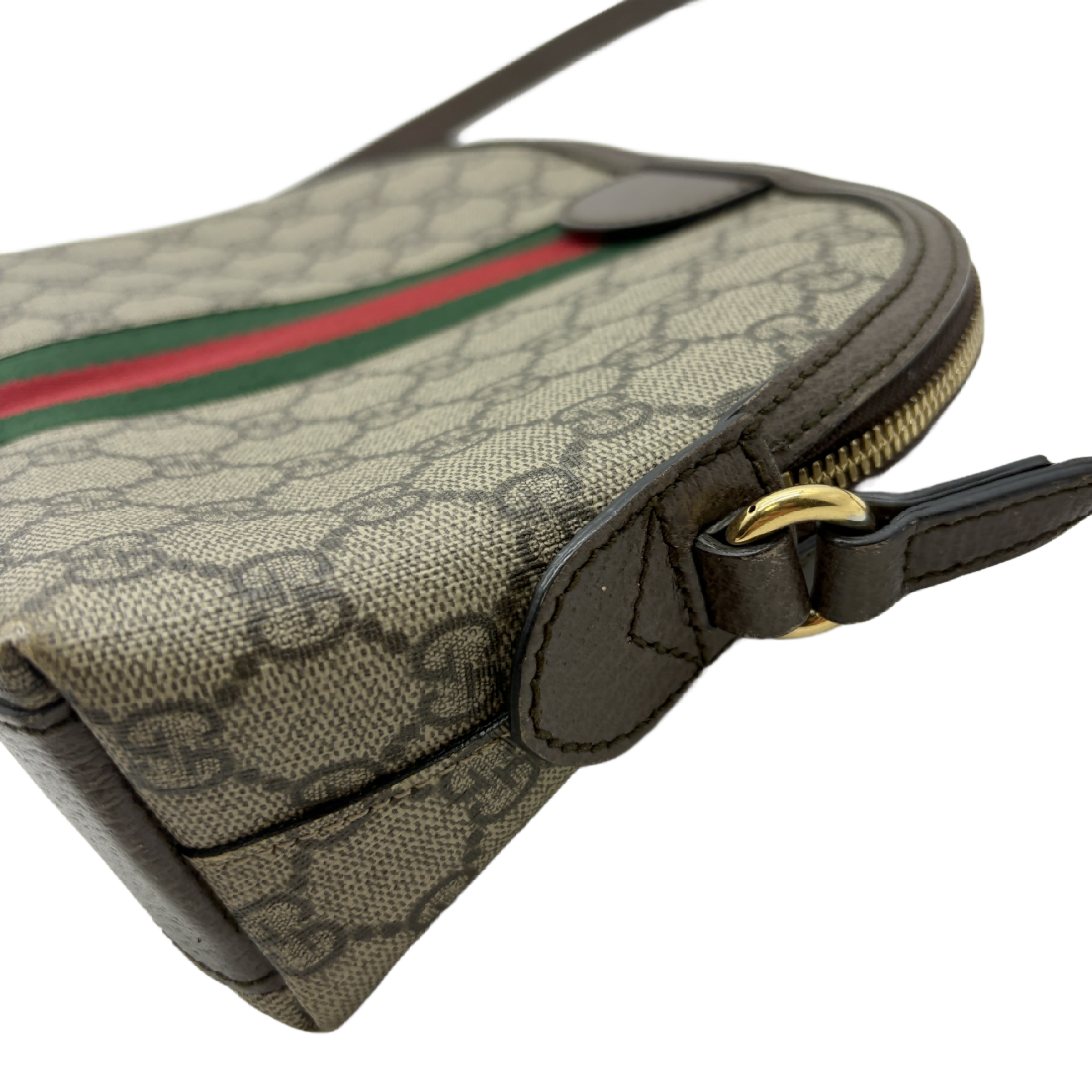 Ophidia GG Supreme Shoulder Bag (Sherry Line) — view 7