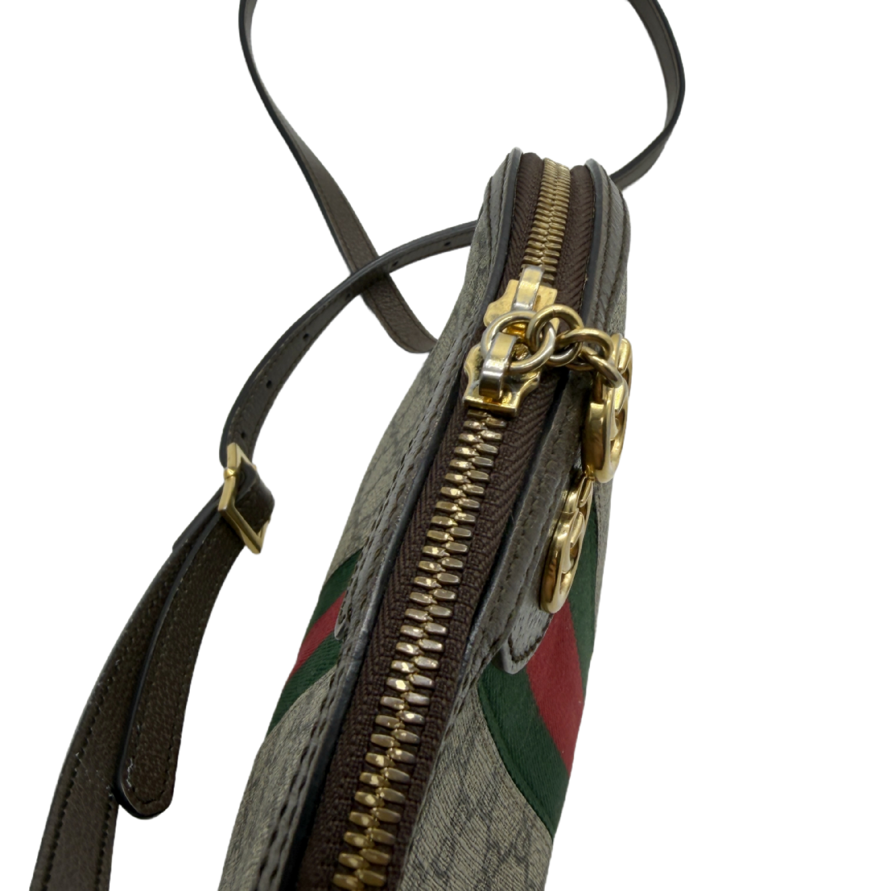 Ophidia GG Supreme Shoulder Bag (Sherry Line) — view 10