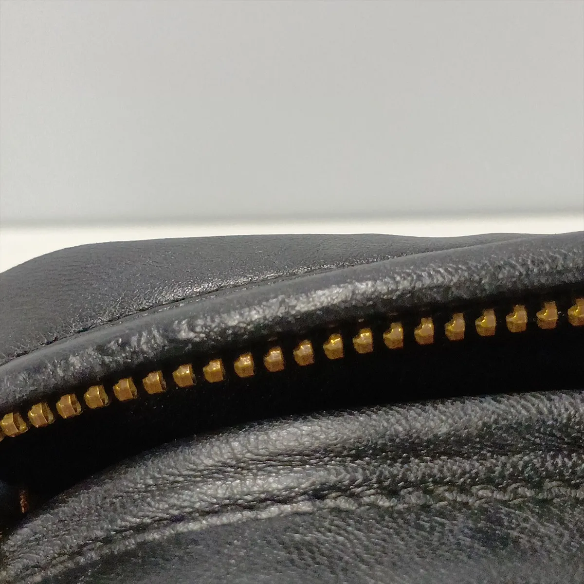 Matelassé Lambskin Chain Shoulder Bag, Black with Gold Hardware, Item No. 2620279 (Serial Number 2) — view 15