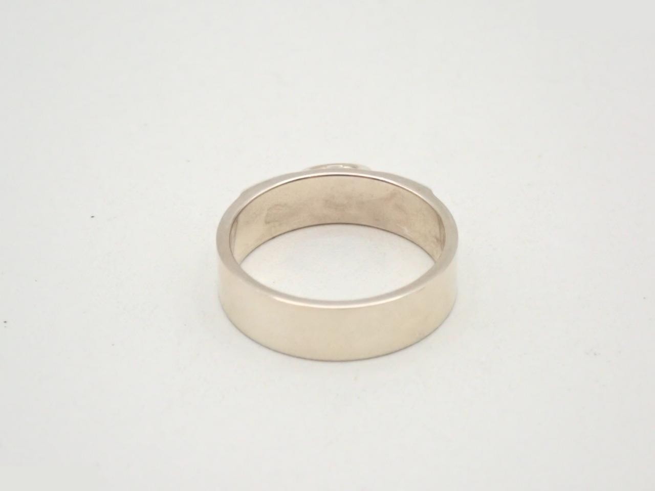 Collier de Chien ring, SV925, stamped "52", actual size #12, 4.4g — view 2