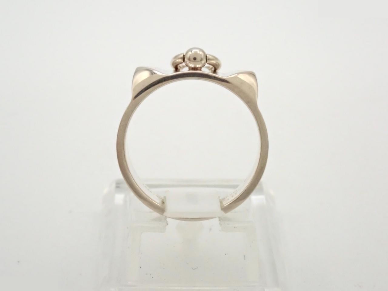 Collier de Chien ring, SV925, stamped "52", actual size #12, 4.4g — view 3