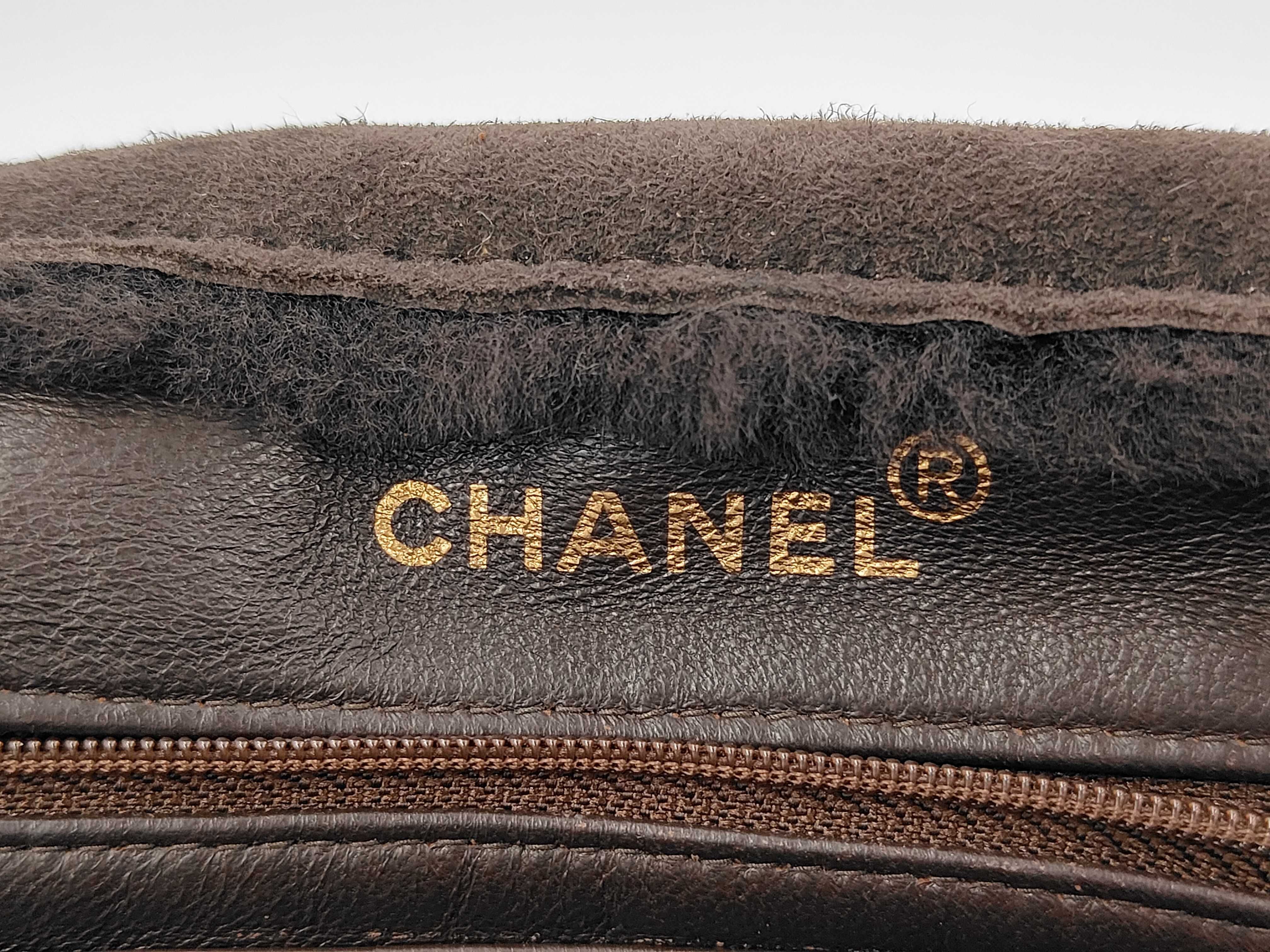 Shearling Tote Bag, Brown, with original seal. — view 9