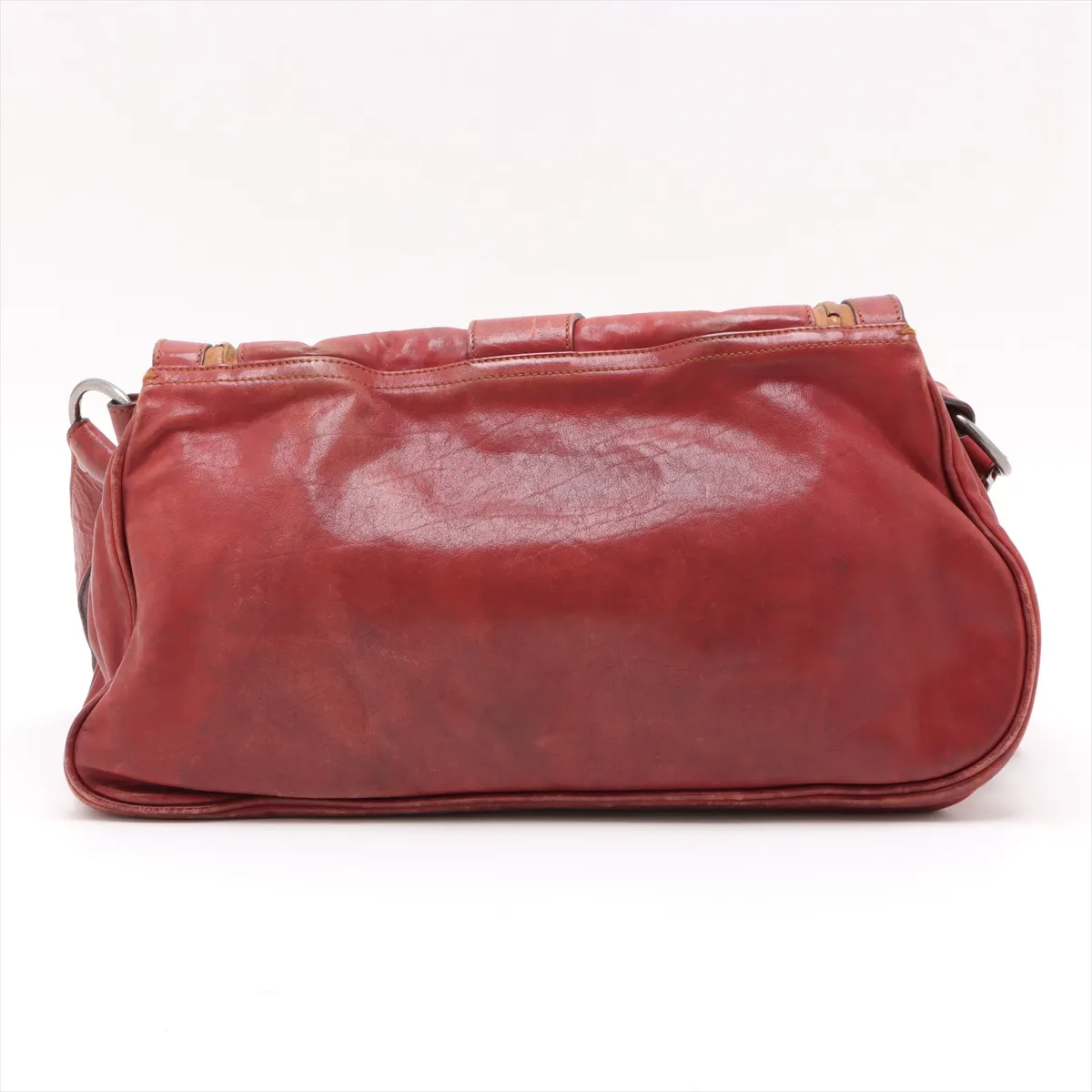 Gaucho Leather Shoulder Bag Bordeaux — view 2